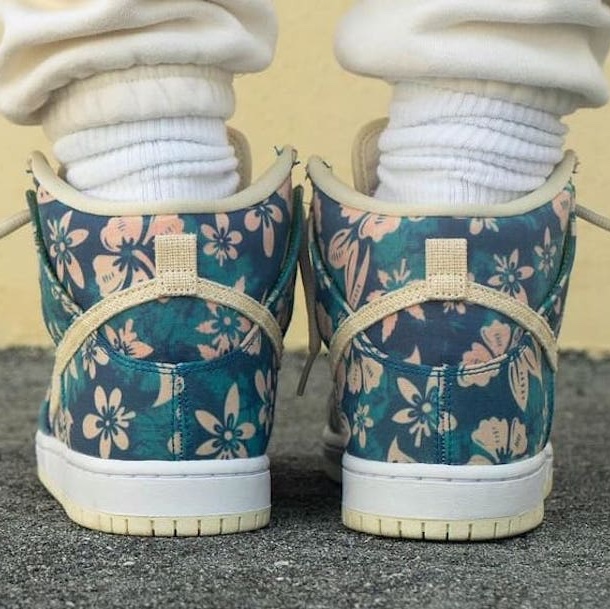 Nike SB Dunk High Pro Hawaii, Nike Dunk Low KicksHawaii Aloha 착용 스타일 - 4