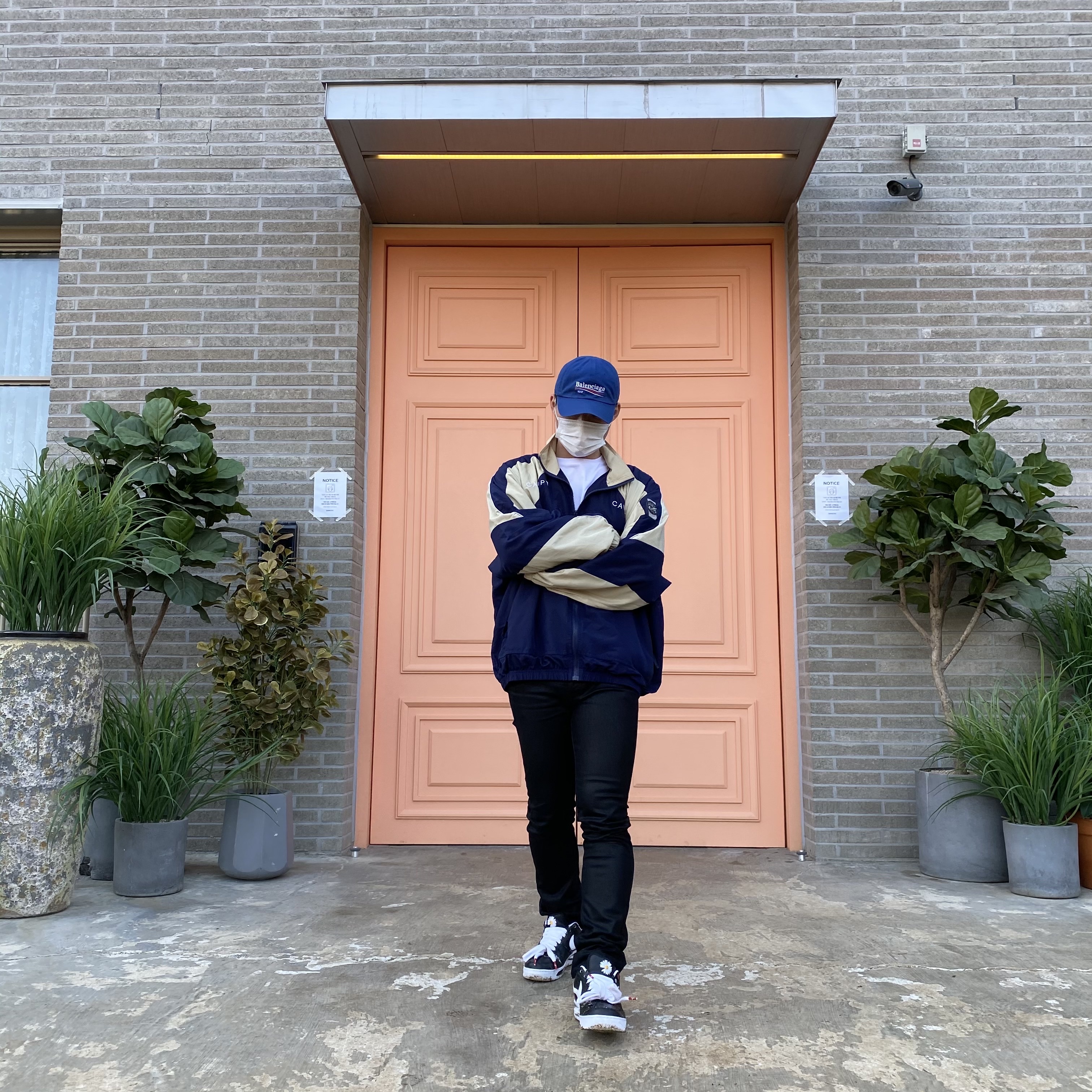 Nike x Cav Empt Track Jacket Navy, Nike x Peaceminusone Air Force 1 Low Para-Noise 착용 스타일