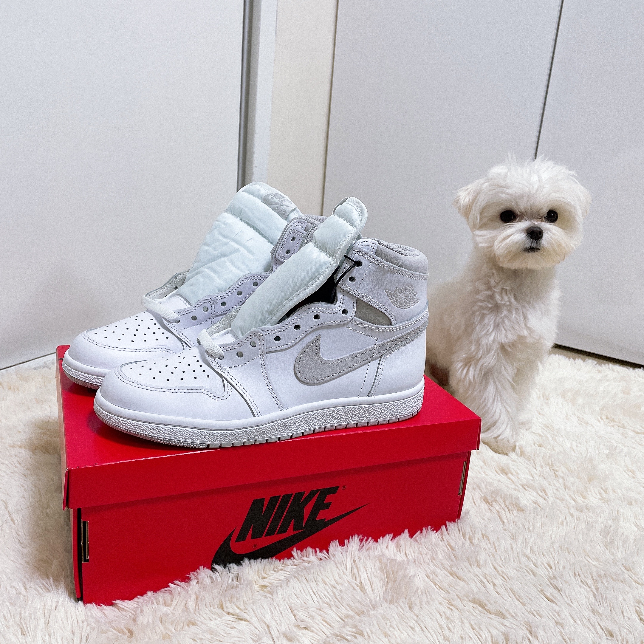 Jordan 1 High 85 Neutral Grey 착용 스타일 - 1