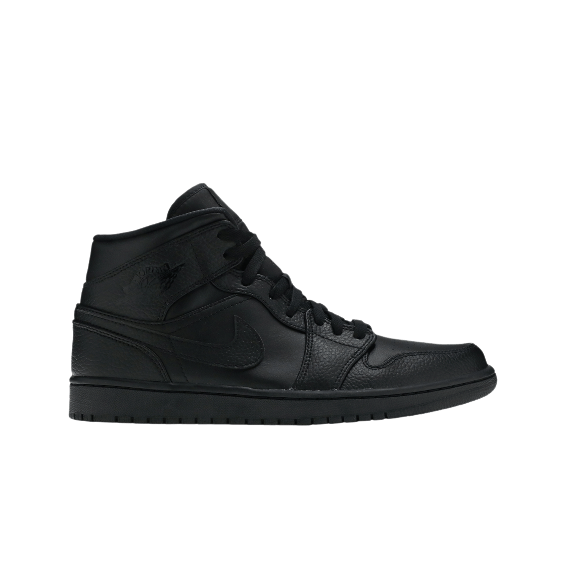 554724-091 Jordan 1 Mid Triple Black - 대표 이미지 #1