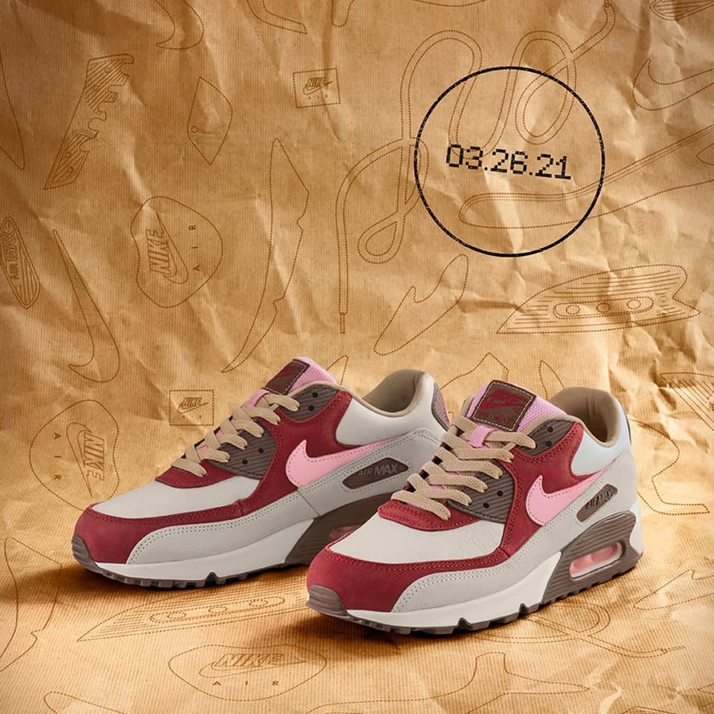 Nike Air Max 90 NRG Bacon, Nike x DQM Air Max 90 Bacon 착용 스타일 - 3