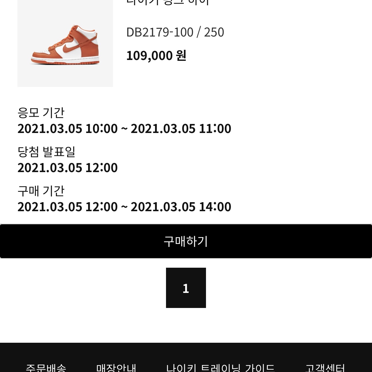 (GS) Nike Dunk High Orange Blaze 착용 스타일