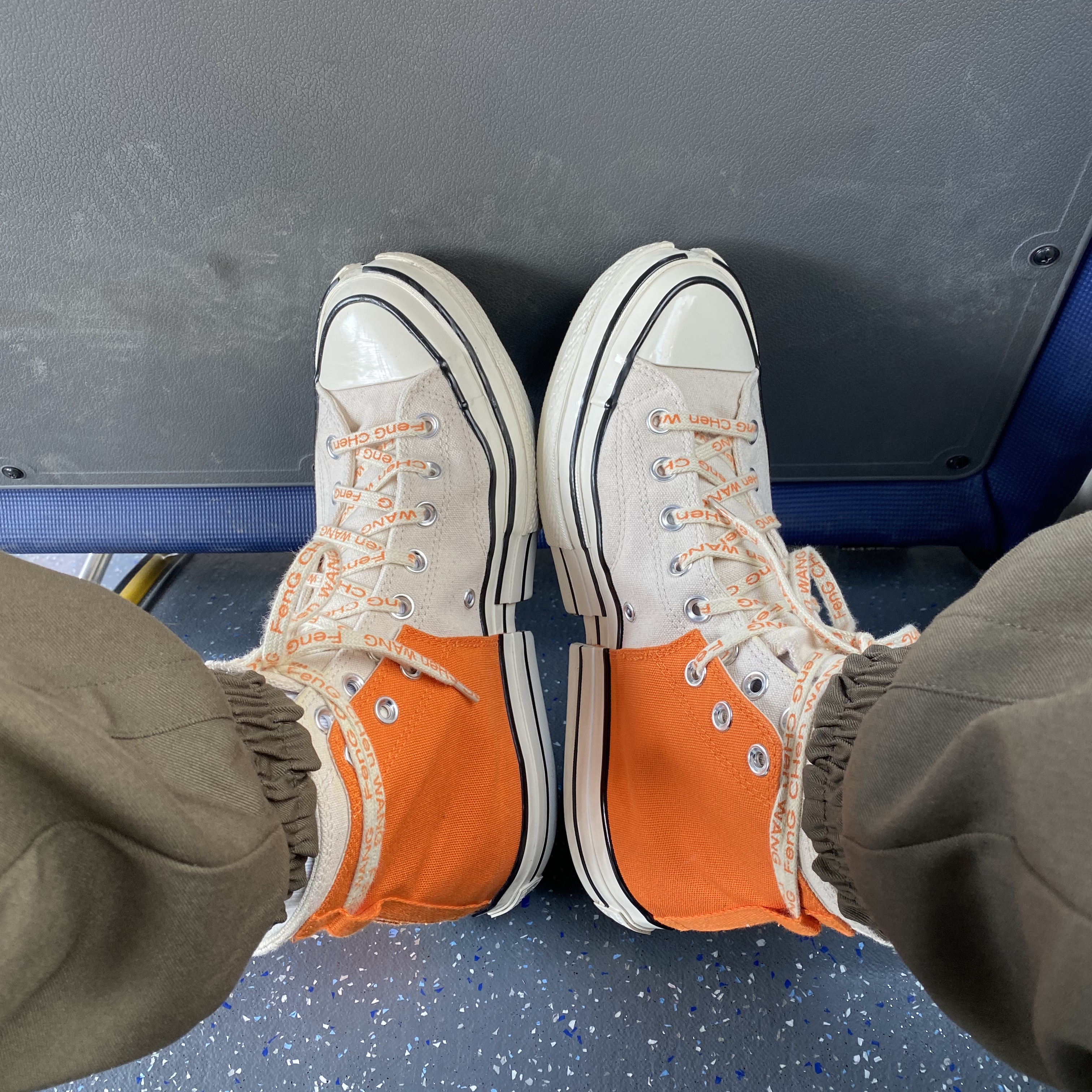Converse x Feng Chen Wang Chuck 70 2-in-1 Persimmon Orange 착용 스타일
