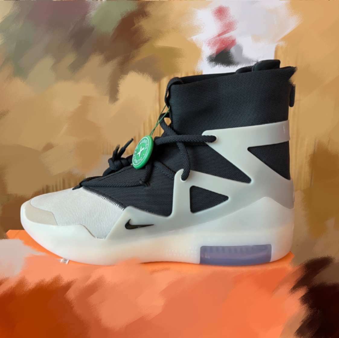 Nike x Fear of God Air Fear of God 1 String The Question 착용 스타일