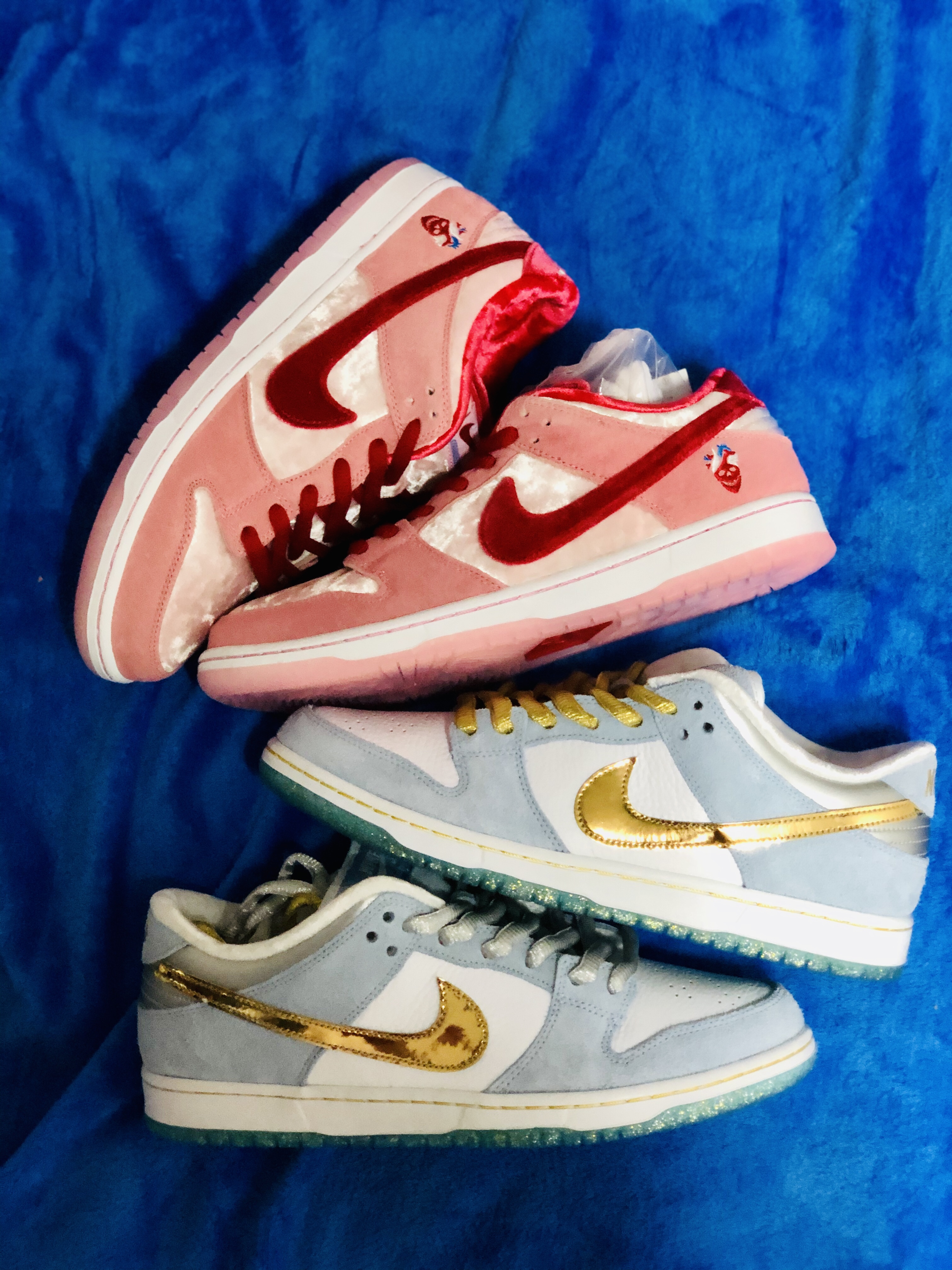 Nike x StrangeLove SB Dunk Low Pink (Regular Box), Nike x Sean Cliver SB Dunk Low Holiday Special 착용 스타일 - 3