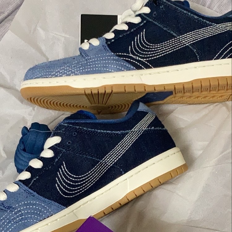 Nike SB Dunk Low Pro Mystic Navy 착용 스타일 - 2