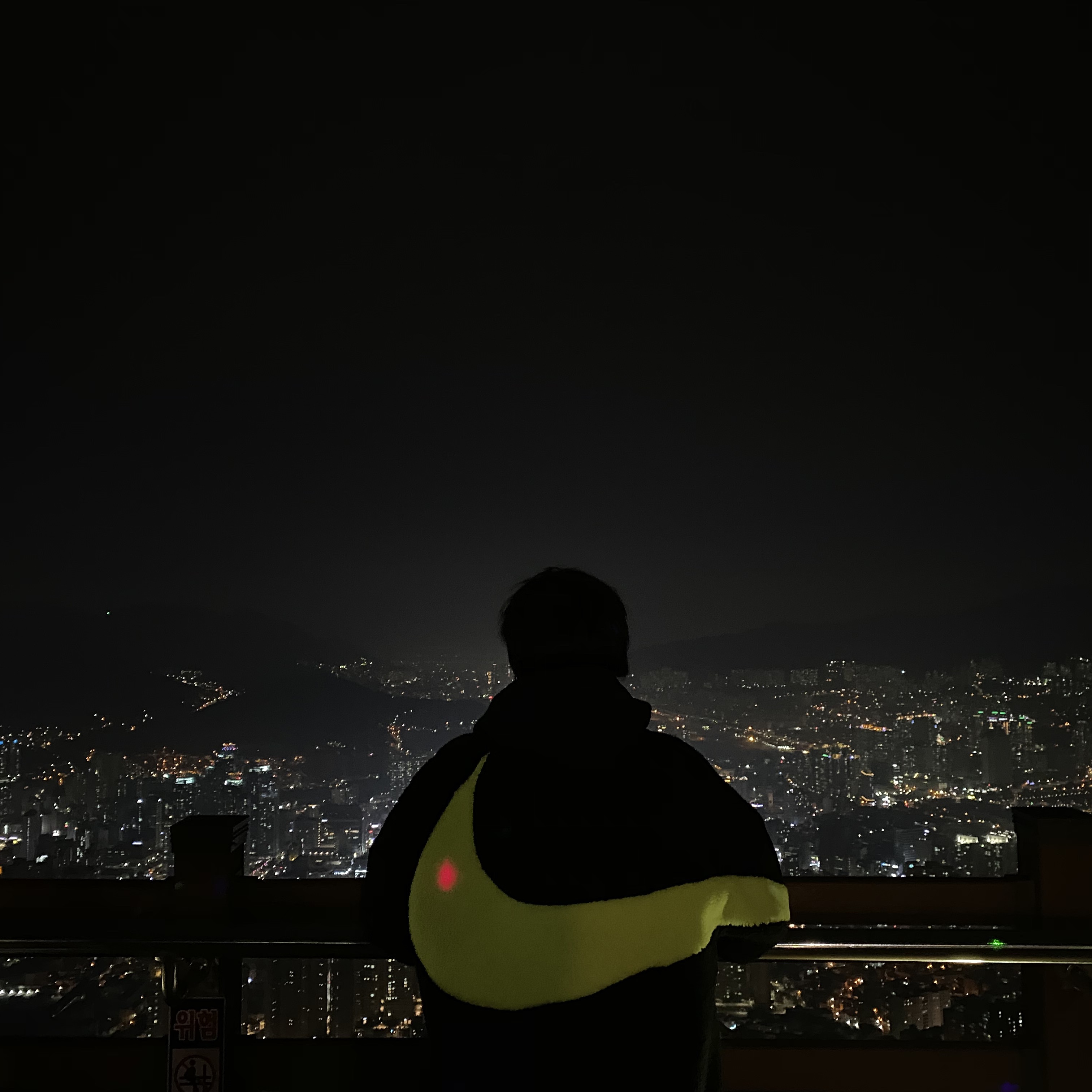 Nike Big Swoosh Full Zip Jacket Black Volt 착용 스타일