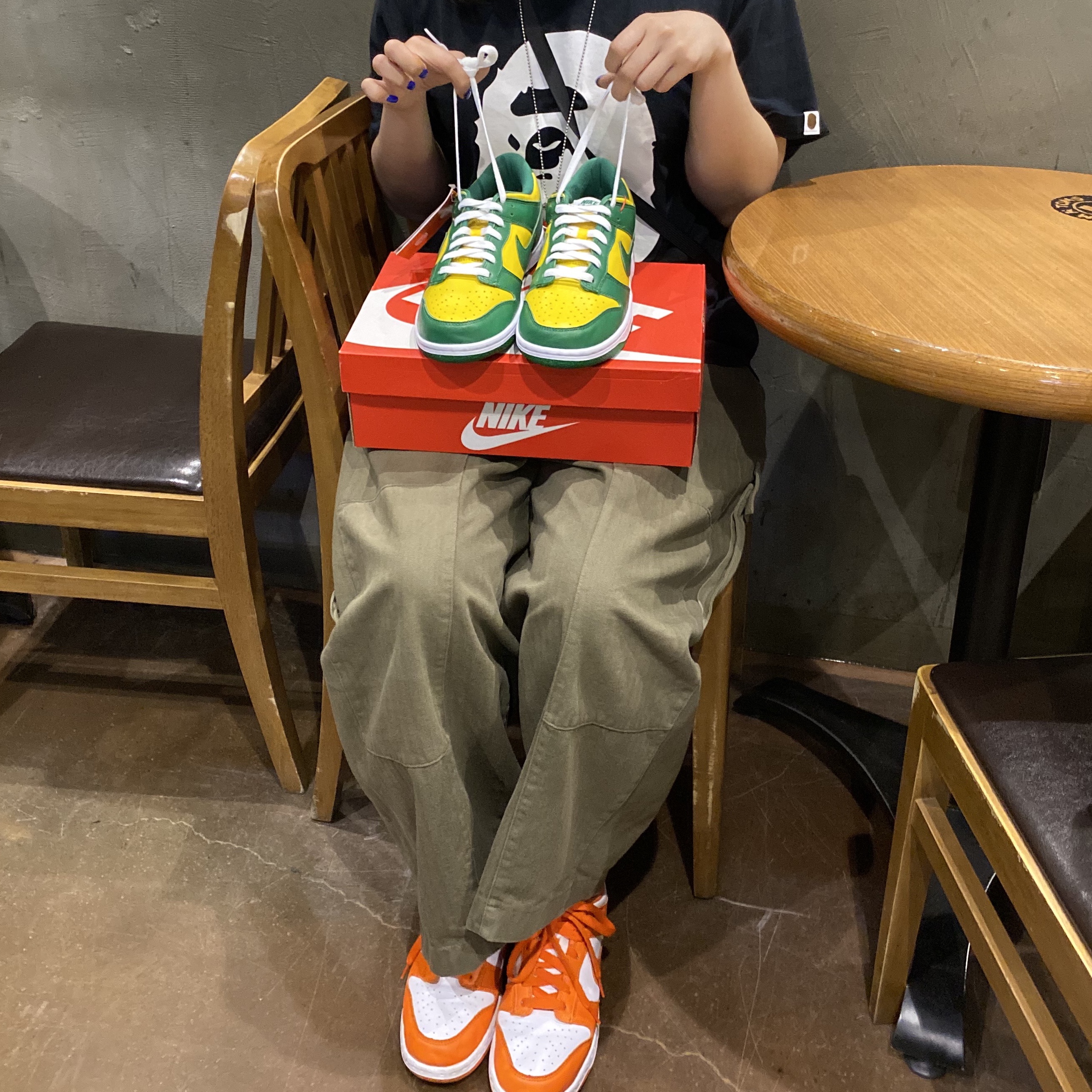 Nike Dunk Low SP Syracuse 2020, Nike Dunk Low SP Brazil 2020 착용 스타일