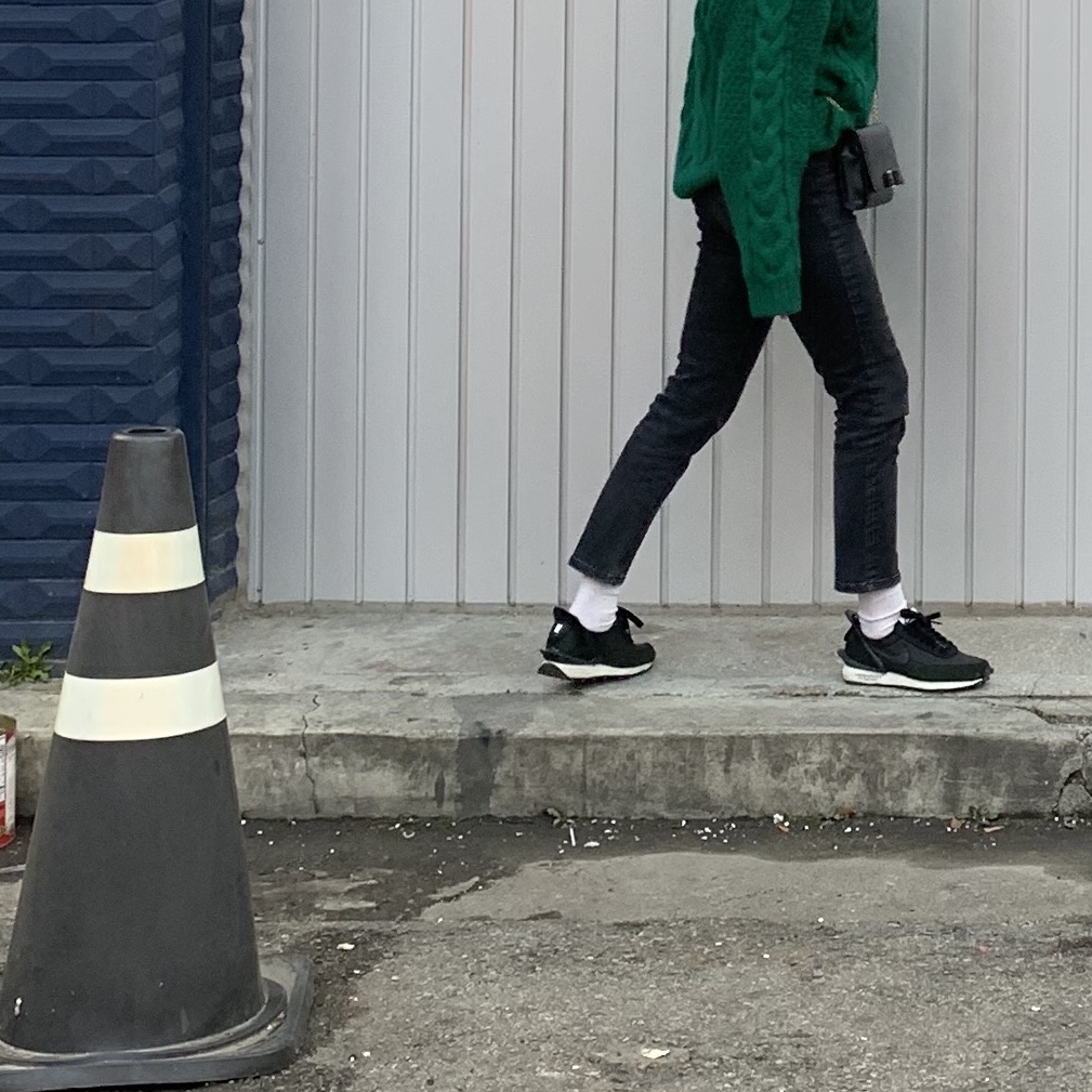 (W) Nike x Undercover Daybreak Black Sail 착용 스타일