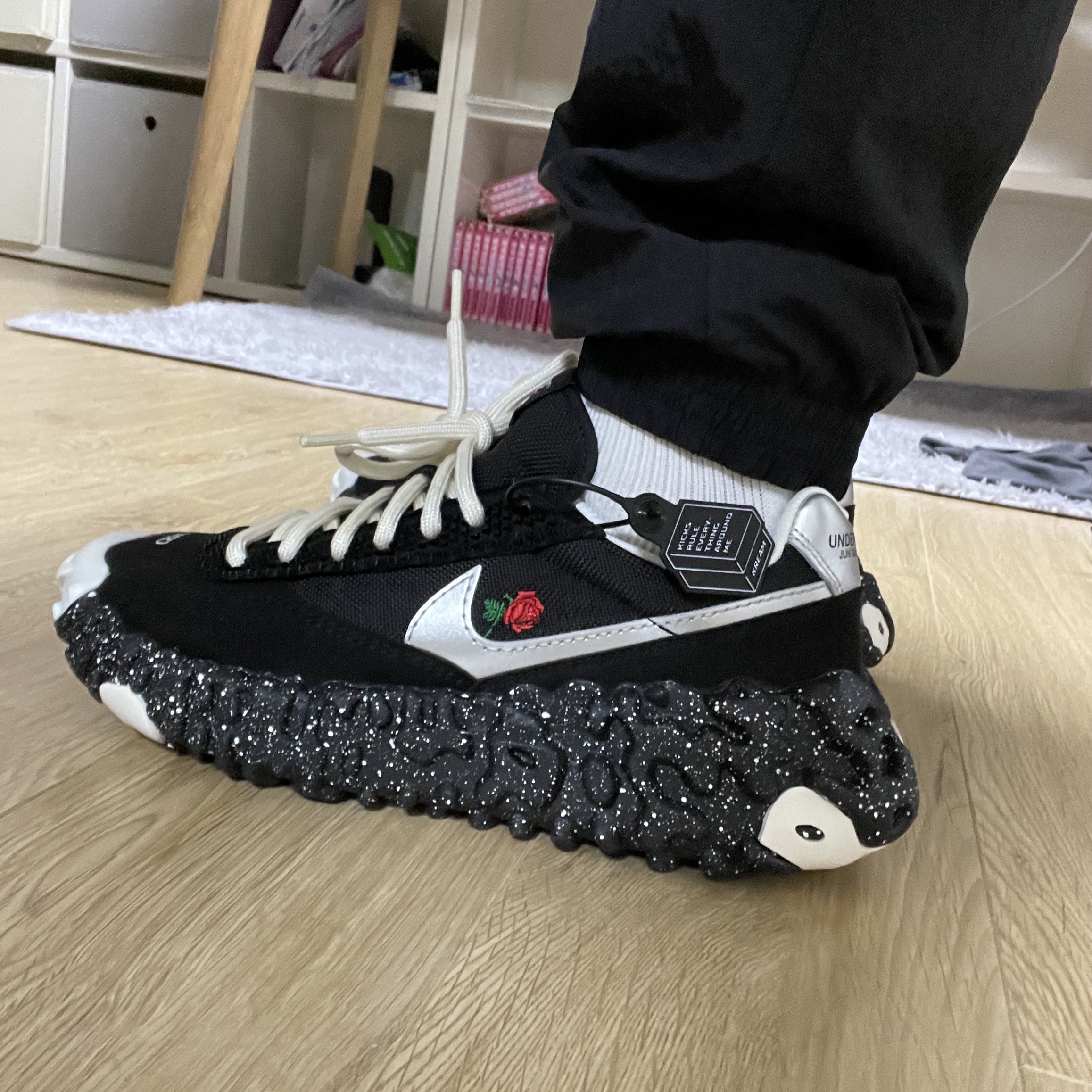 Nike x Undercover Overbreak SP Black 착용 스타일 - 2