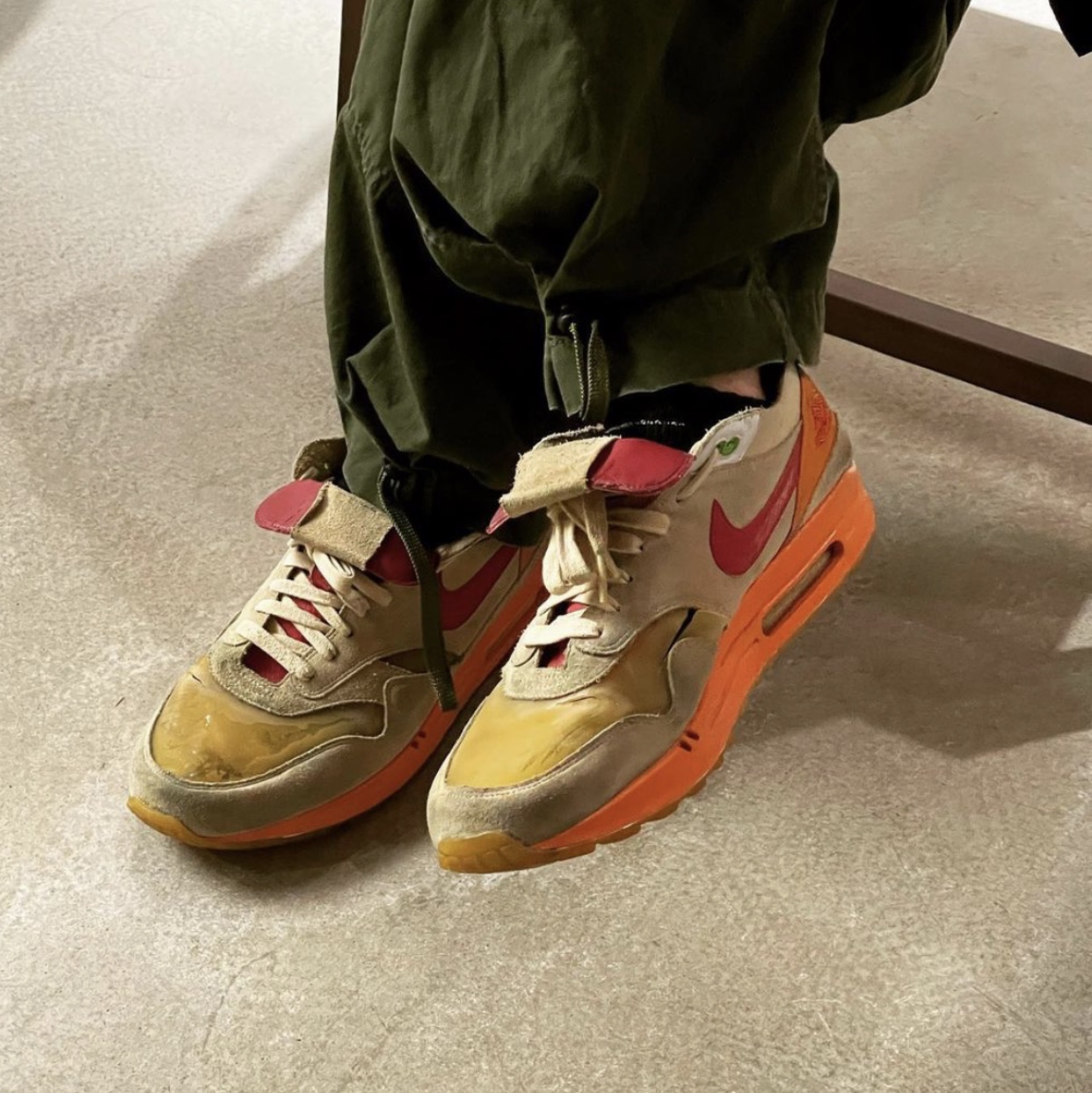 Nike x Clot Air Max 1 NL SP Kiss of Death 2006 착용 스타일