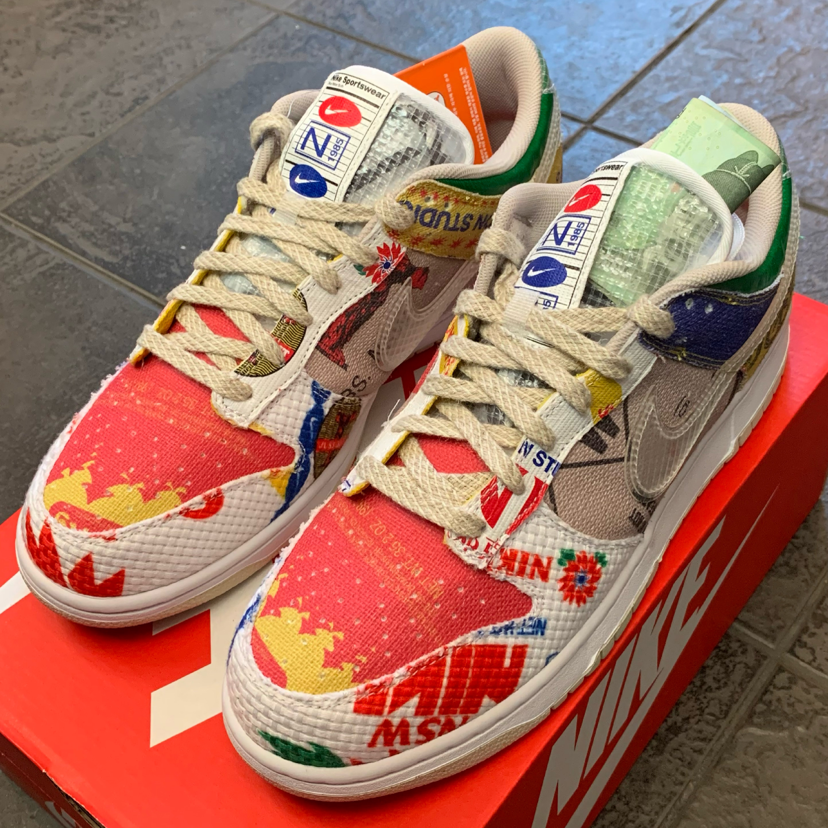 Nike Dunk Low SP City Market 착용 스타일 - 2