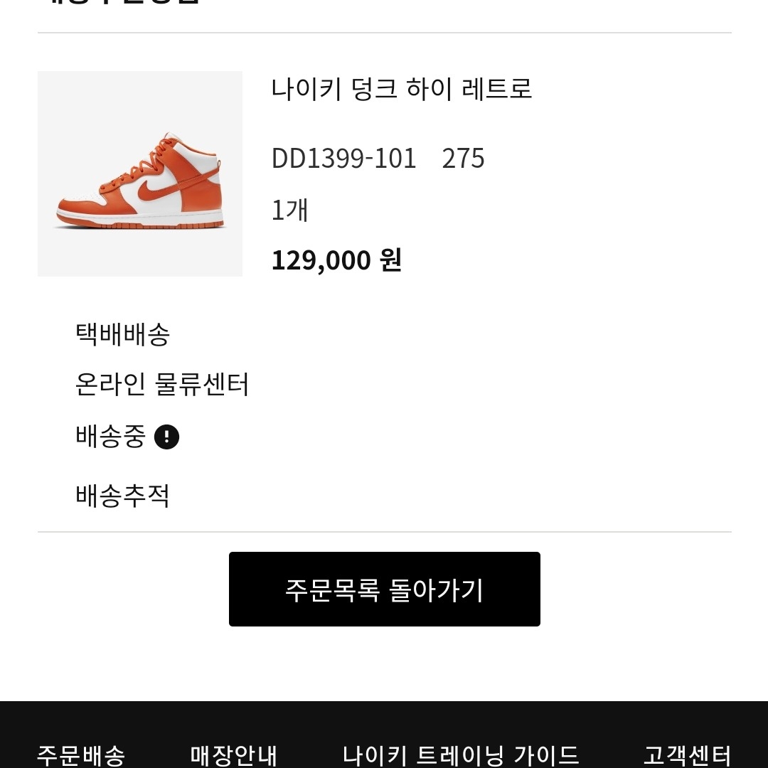 Nike Dunk High Retro Orange Blaze 착용 스타일