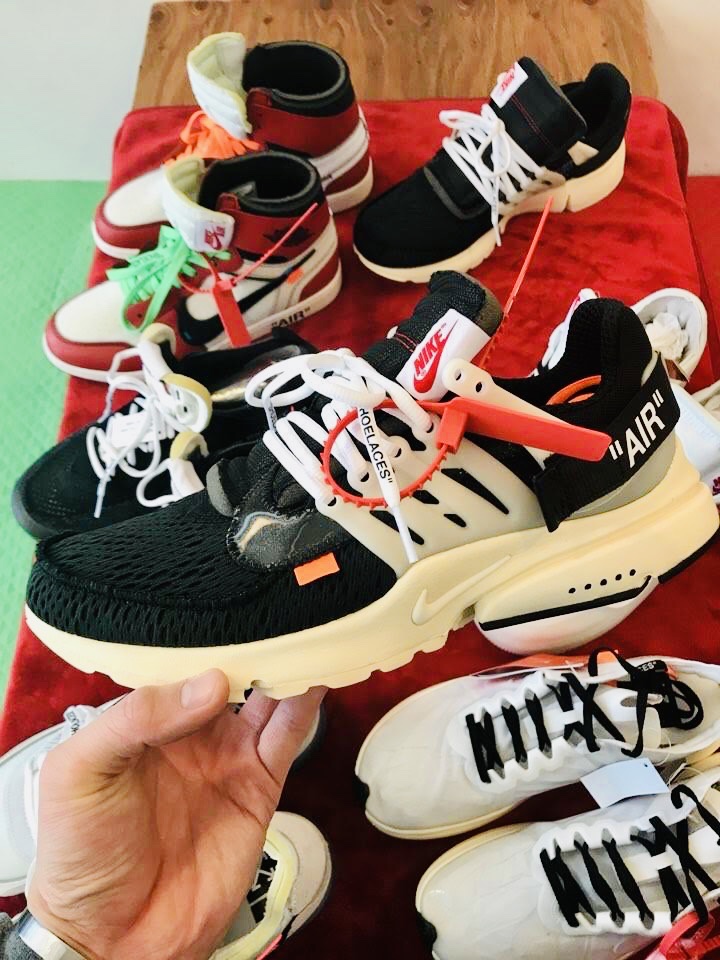 Jordan 1 x Off-White Retro High Chicago The Ten, Nike x Off-White Air Presto OG The Ten 착용 스타일 - 3