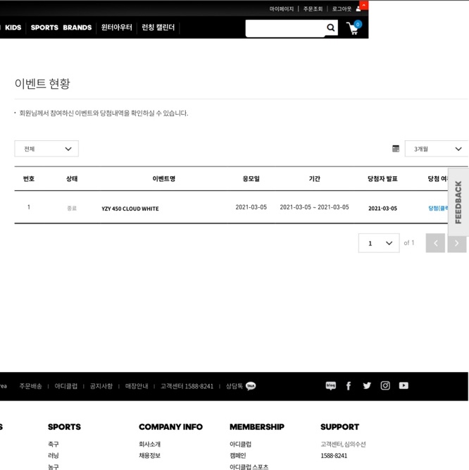 Adidas Yeezy 450 Cloud White 착용 스타일