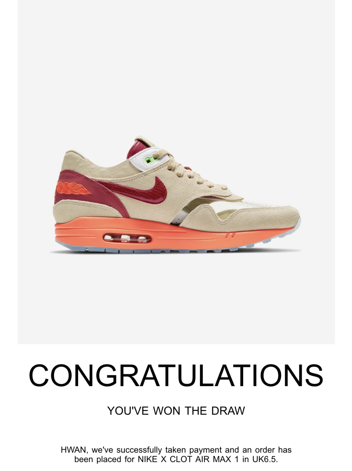 Nike x Clot Air Max 1 Net, Jordan 1 Retro High OG University Blue 착용 스타일 - 1