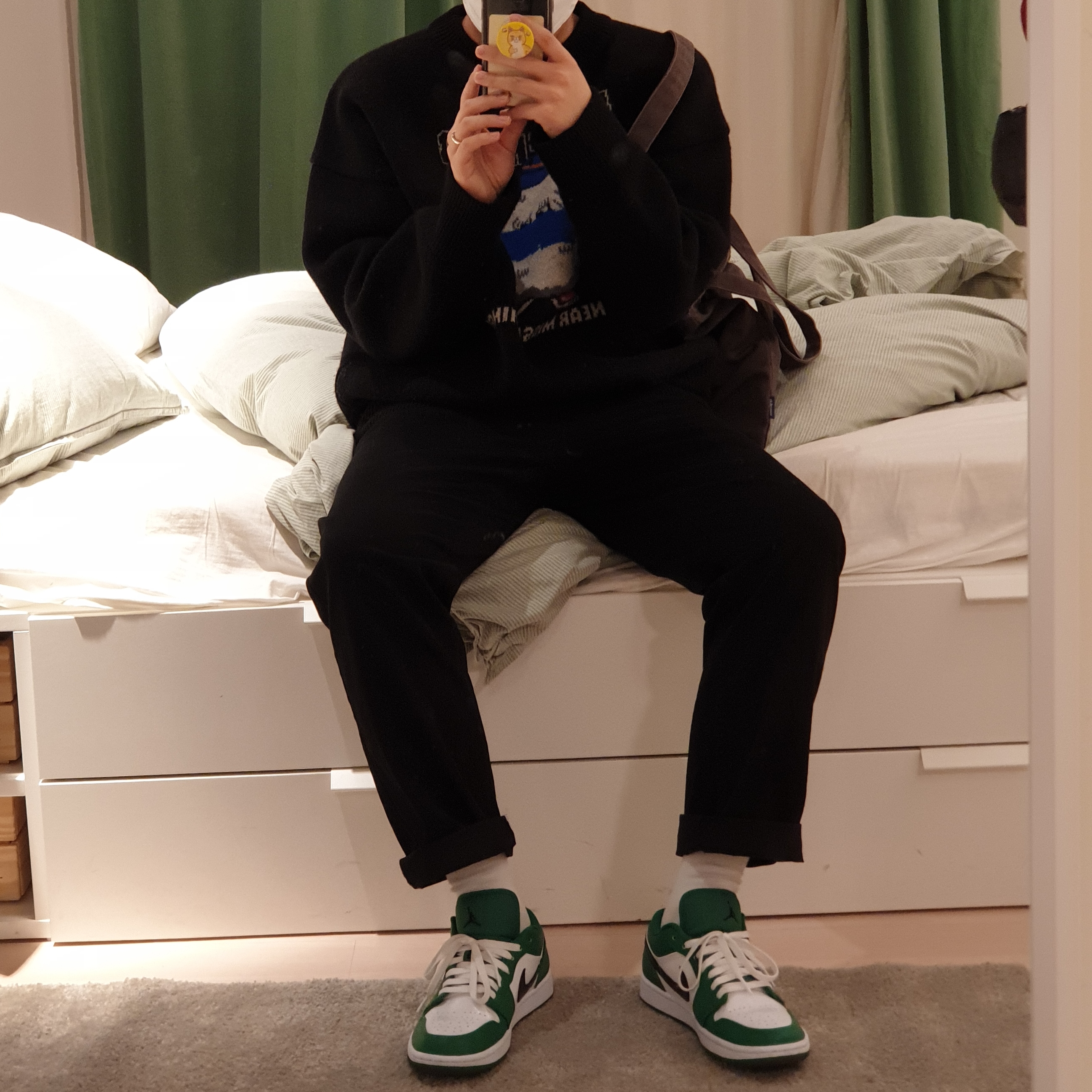 Jordan 1 Low Pine Green 착용 스타일