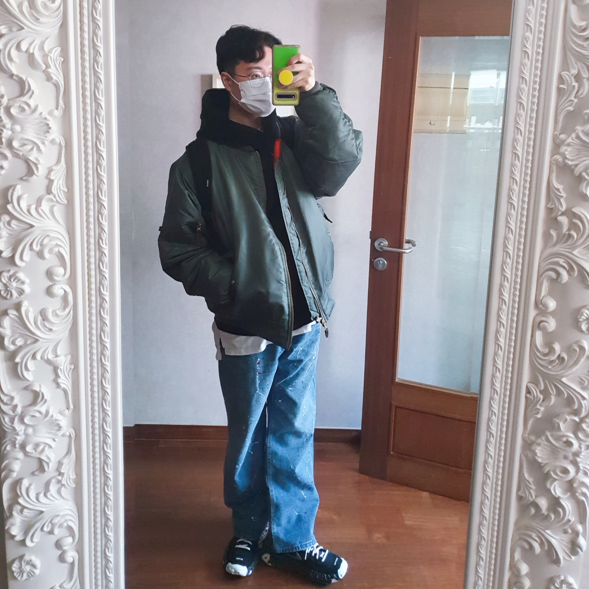 Nike x Undercover Overbreak SP Black 착용 스타일 - 1