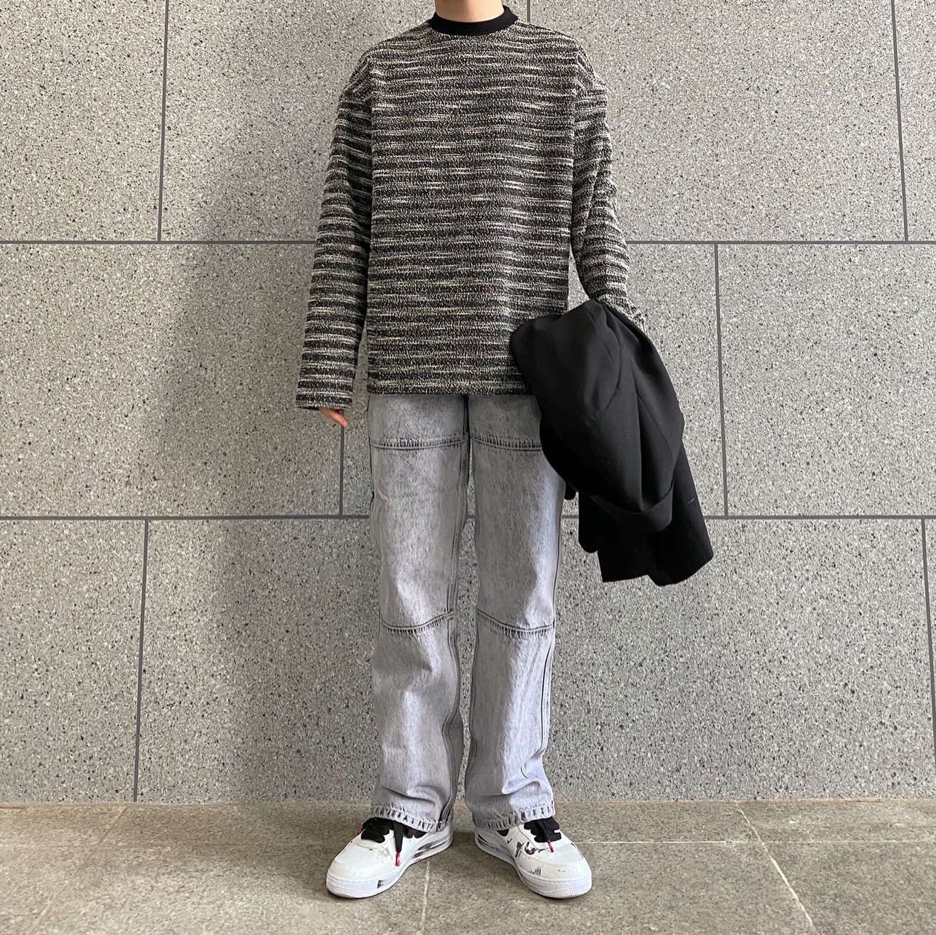 Nike x Peaceminusone Air Force 1 Low Para-Noise 2.0 착용 스타일