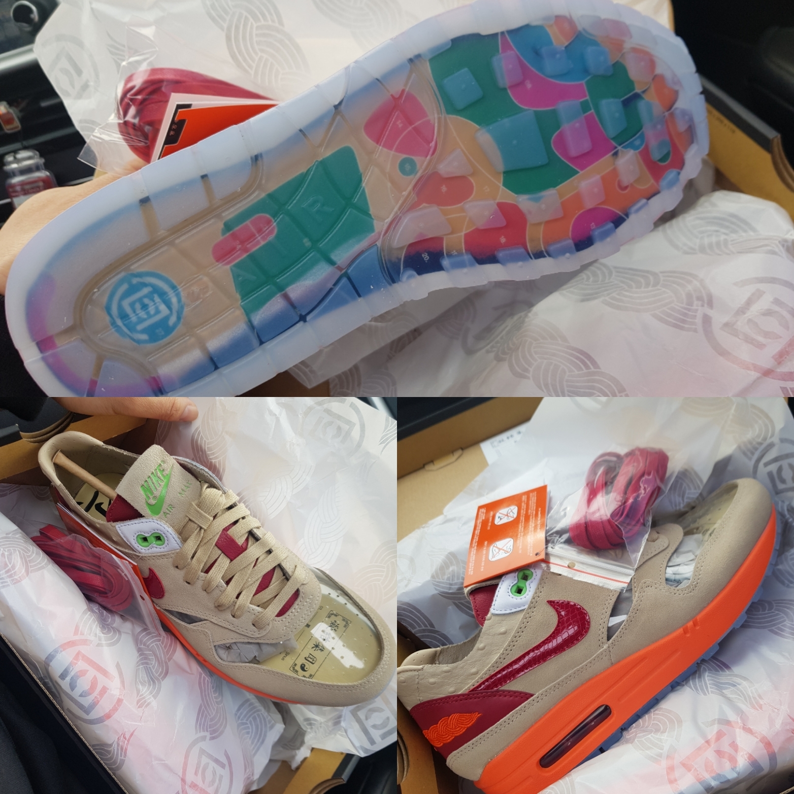 Nike x Clot Air Max 1 Net 착용 스타일