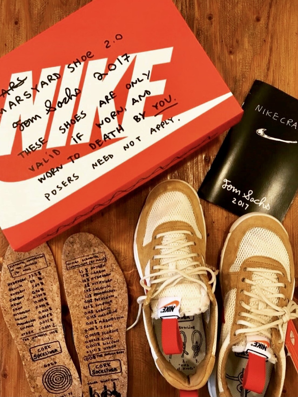 Nike x Tom Sachs Mars Yard Shoe 2.0 Space Camp 착용 스타일 - 2