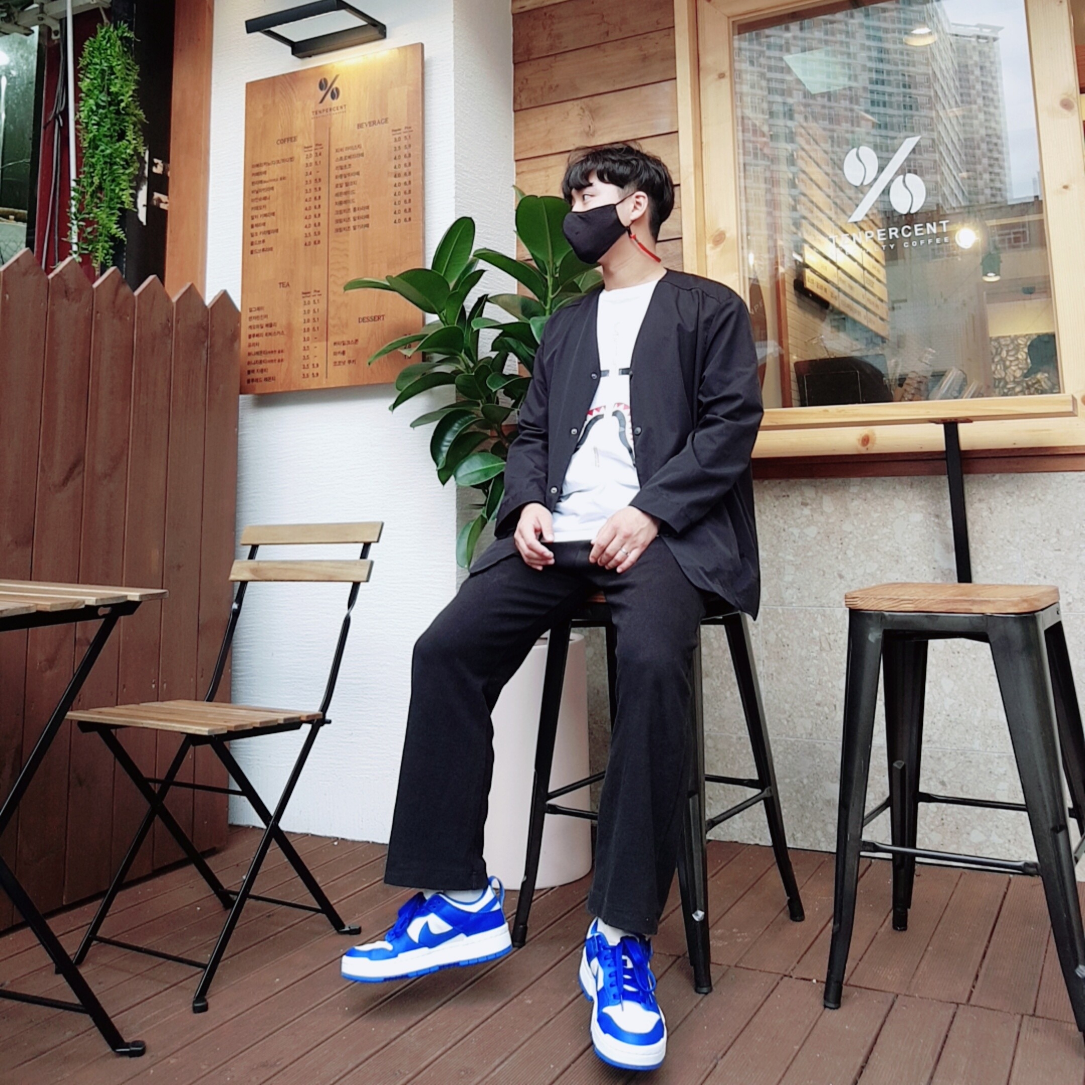 (W) Nike Dunk Low Disrupt Game Royal 착용 스타일