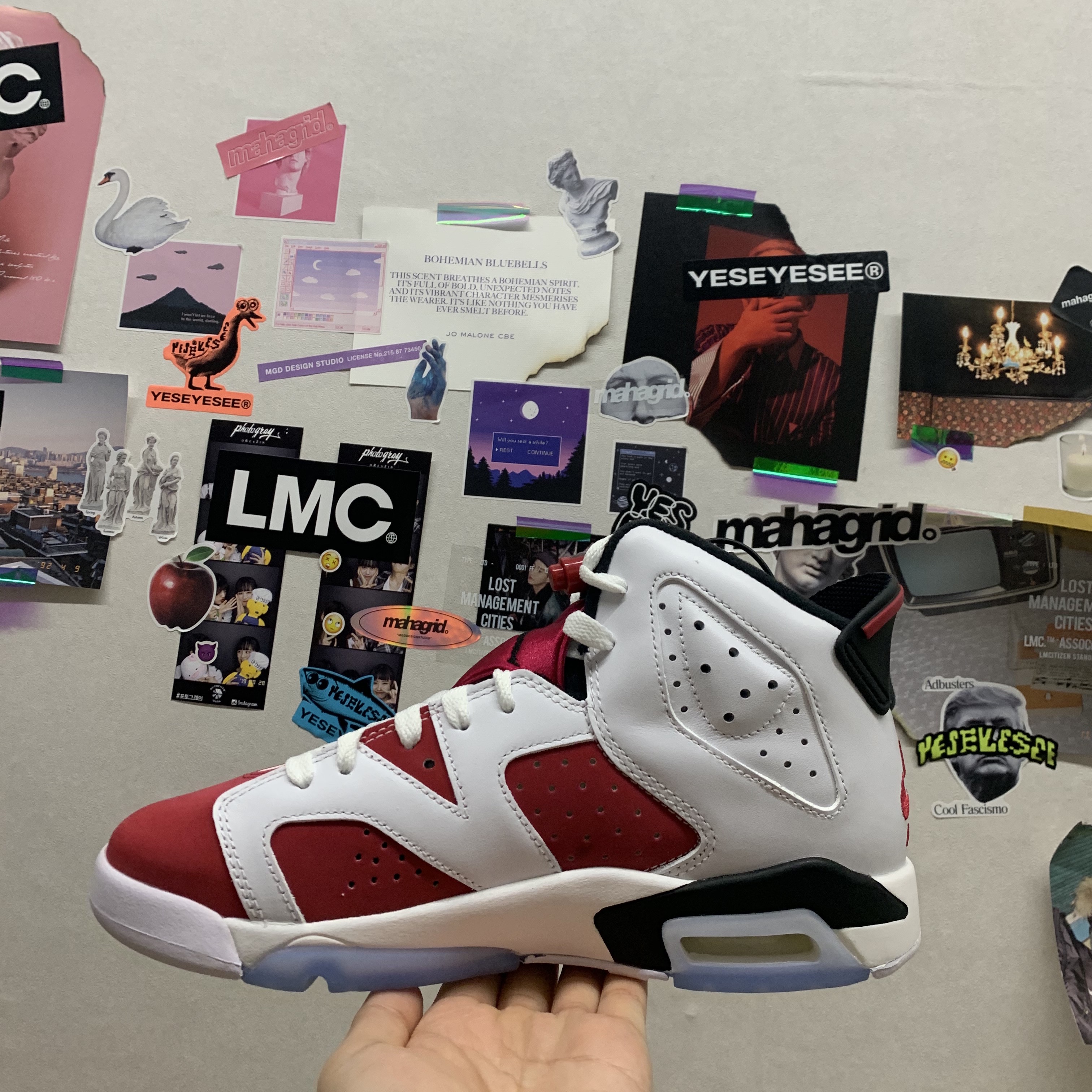 (GS) Jordan 6 Retro Carmine 2021 착용 스타일
