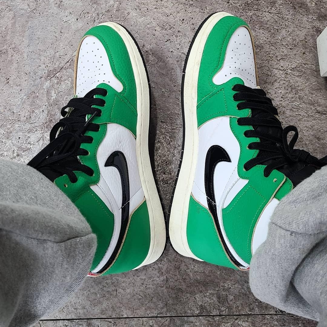 (W) Jordan 1 Retro High OG Lucky Green 착용 스타일