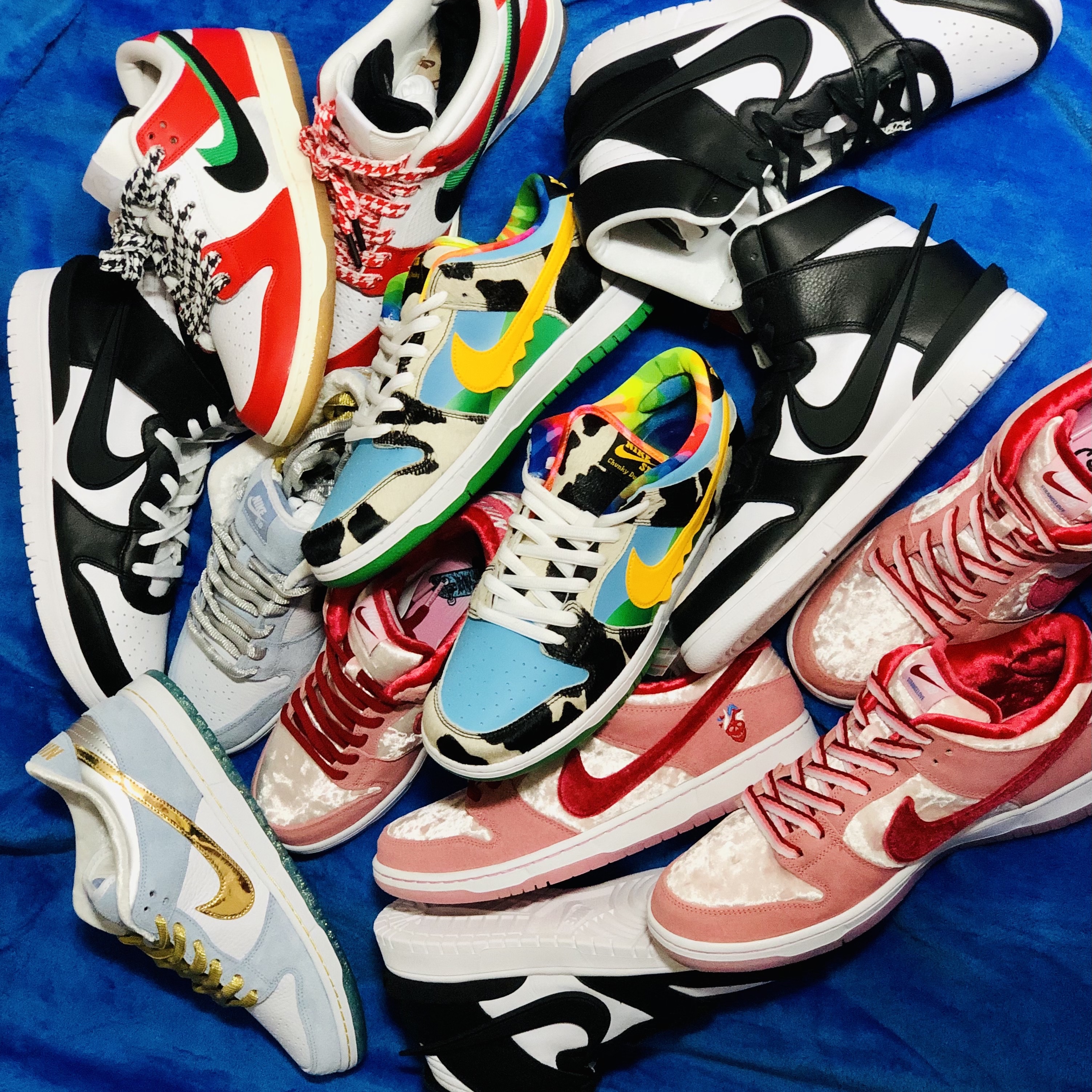 Nike x Sean Cliver SB Dunk Low Holiday Special, Nike x Frame Skate SB Dunk Low Pro Habibi 착용 스타일 - 1