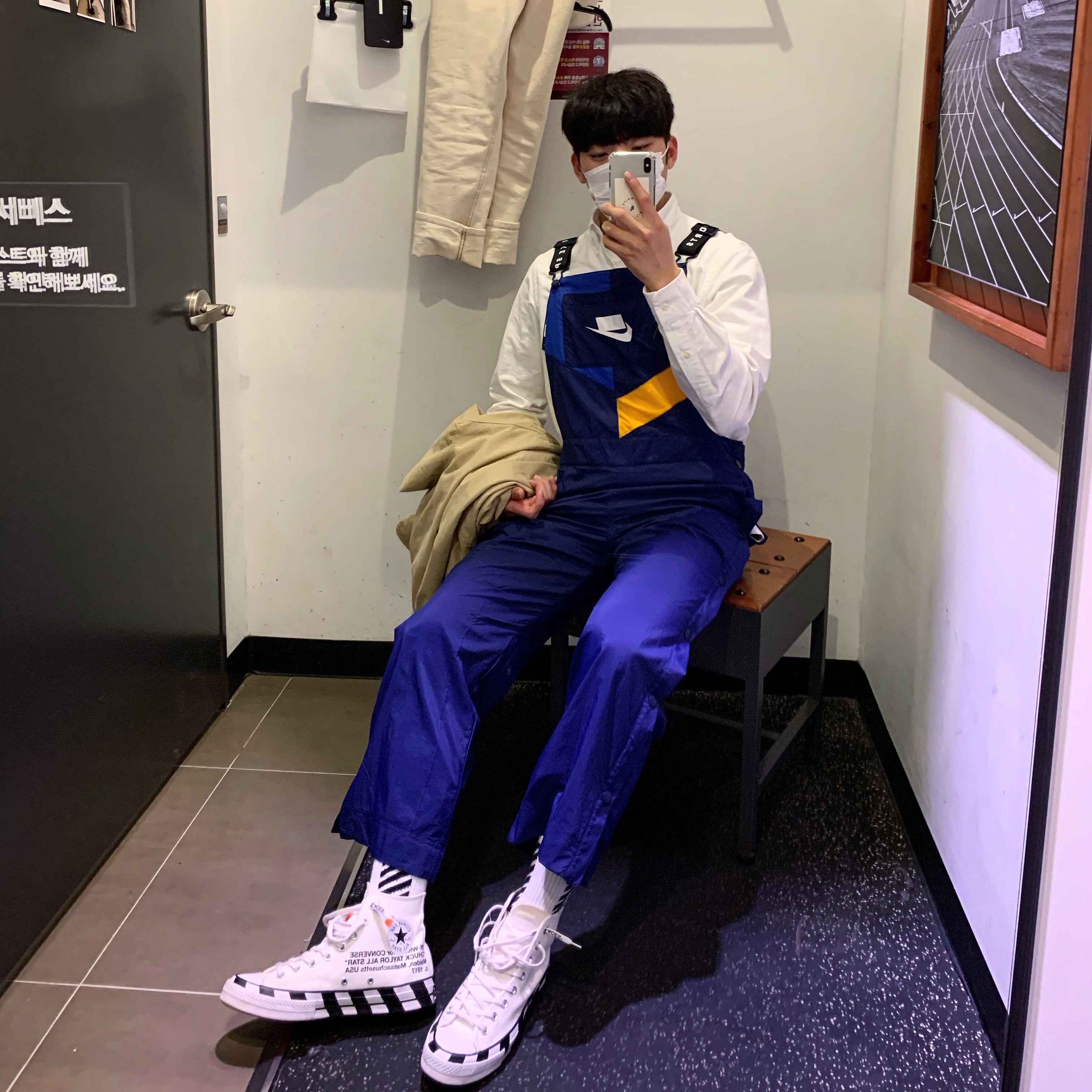 Converse x Off-White Chuck 70 High V2 2018 착용 스타일