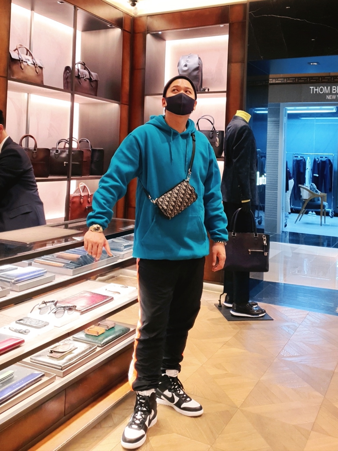 Nike x Ambush Dunk High Black, Nike x Stussy Cuff Beanie 착용 스타일 - 2