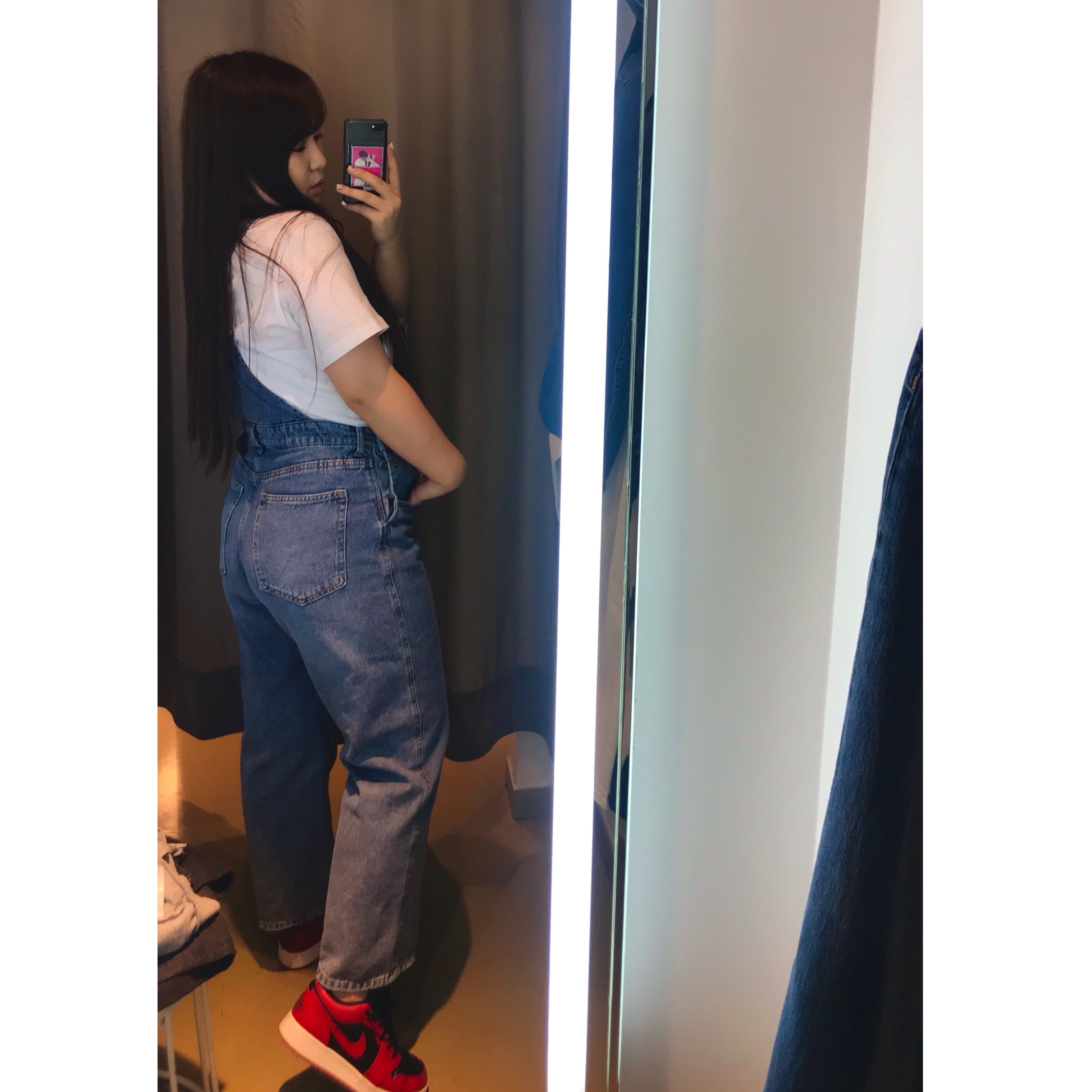 (GS) Jordan 1 Low Varsity Red 착용 스타일