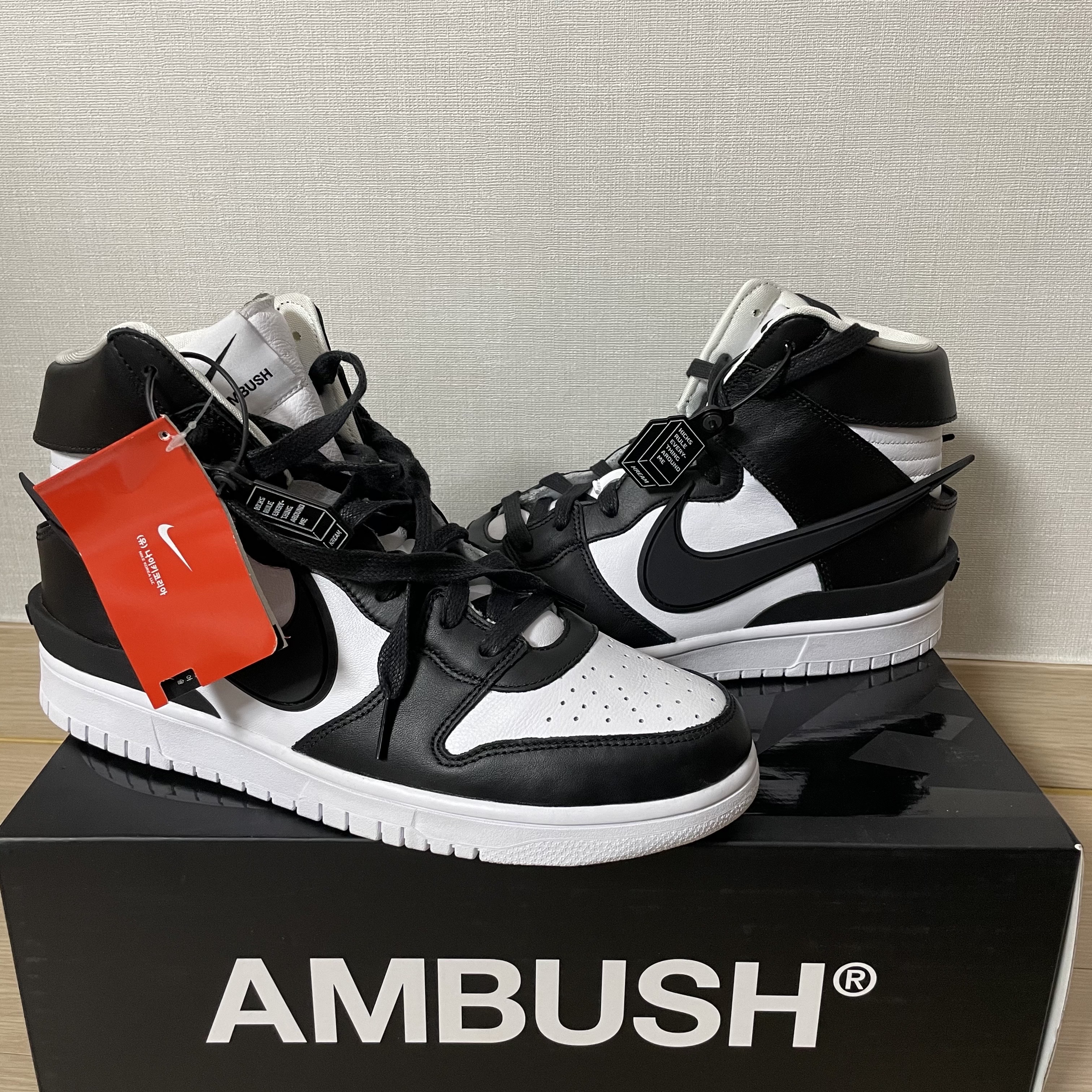 Nike x Ambush Dunk High Black 착용 스타일 - 1