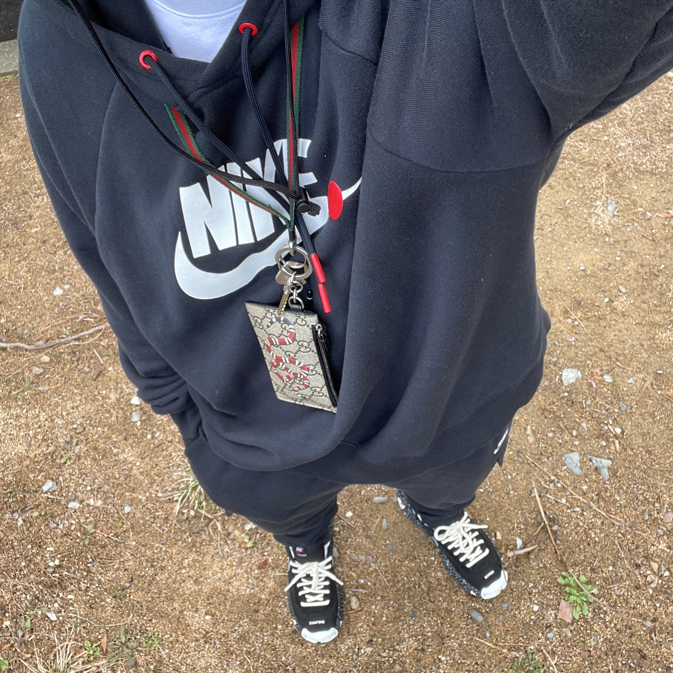 Nike x Undercover Overbreak SP Black 착용 스타일