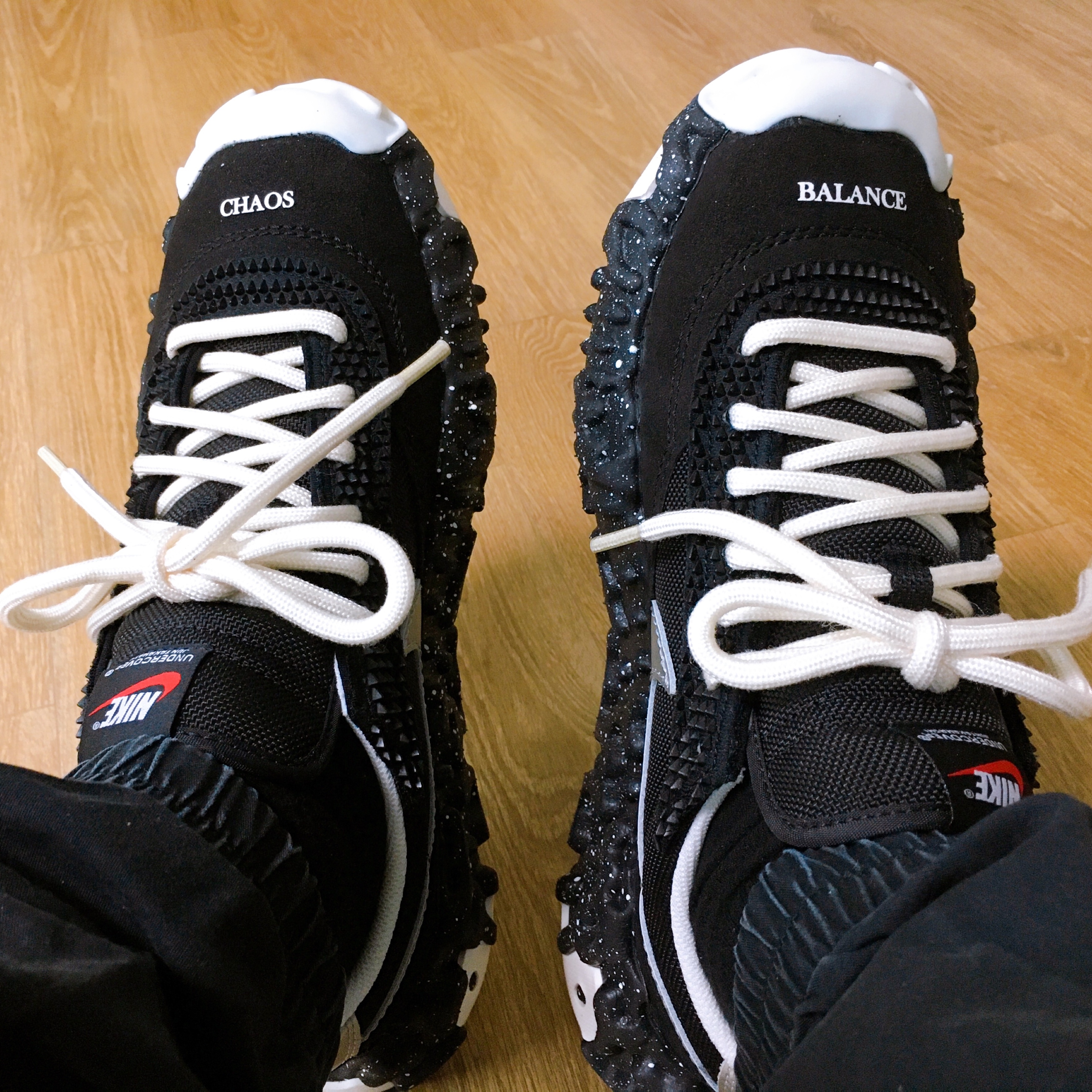 Nike x Undercover Overbreak SP Black 착용 스타일 - 3