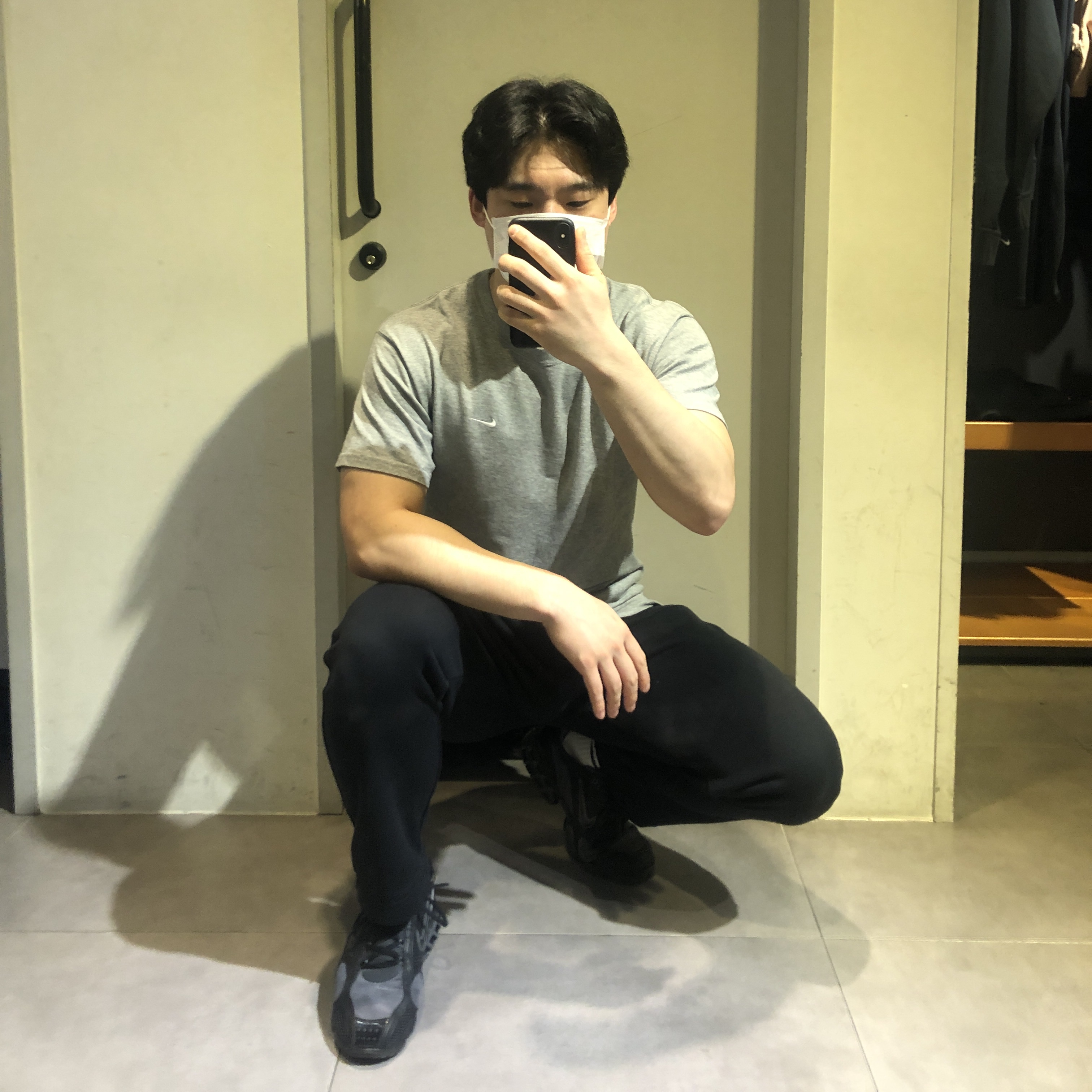 Nike Air Zoom Spiridon Cage 2 SE Black 착용 스타일