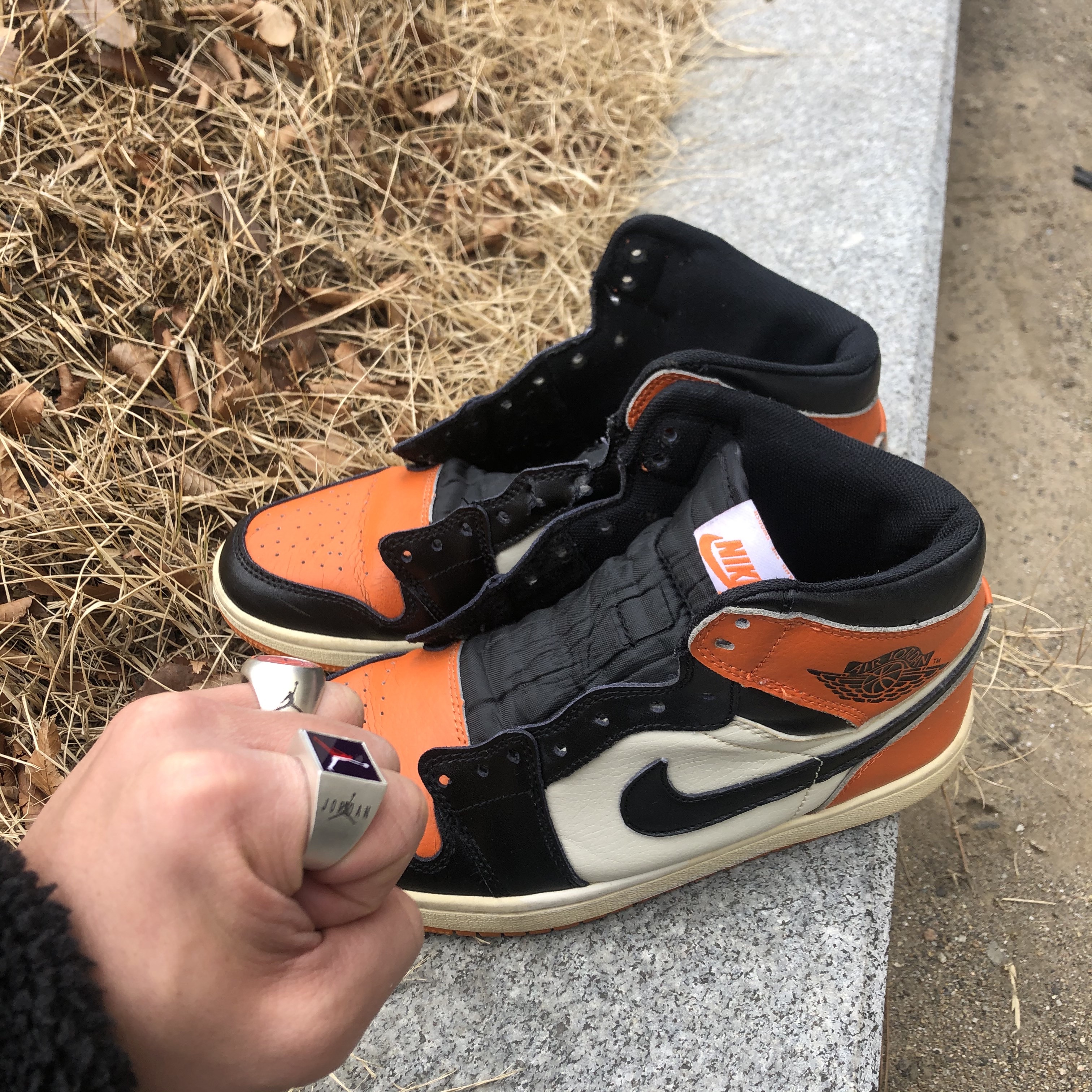 Jordan 1 Retro Shattered Backboard 착용 스타일 - 1