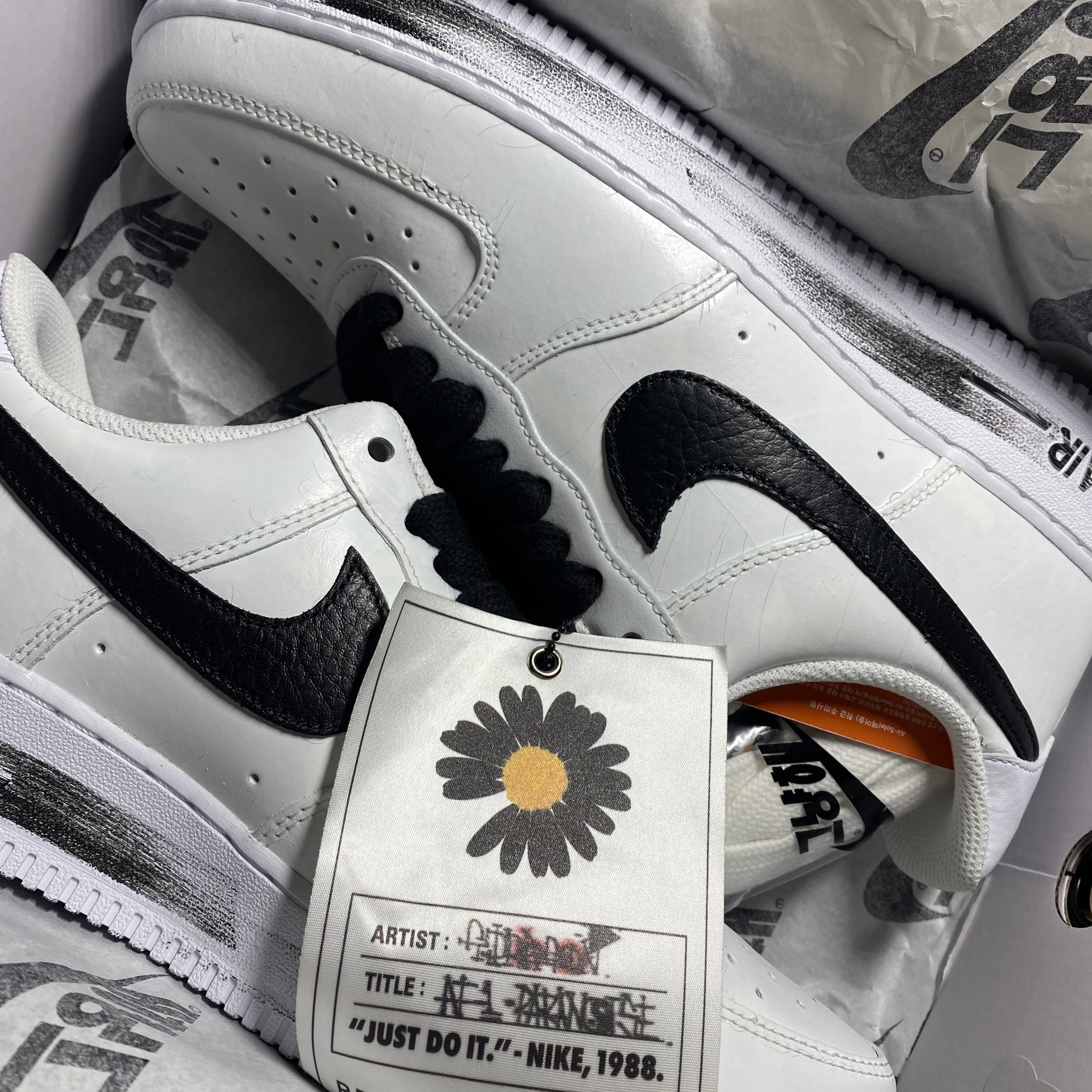 Nike x Peaceminusone Air Force 1 Low Para-Noise 2.0 착용 스타일 - 4