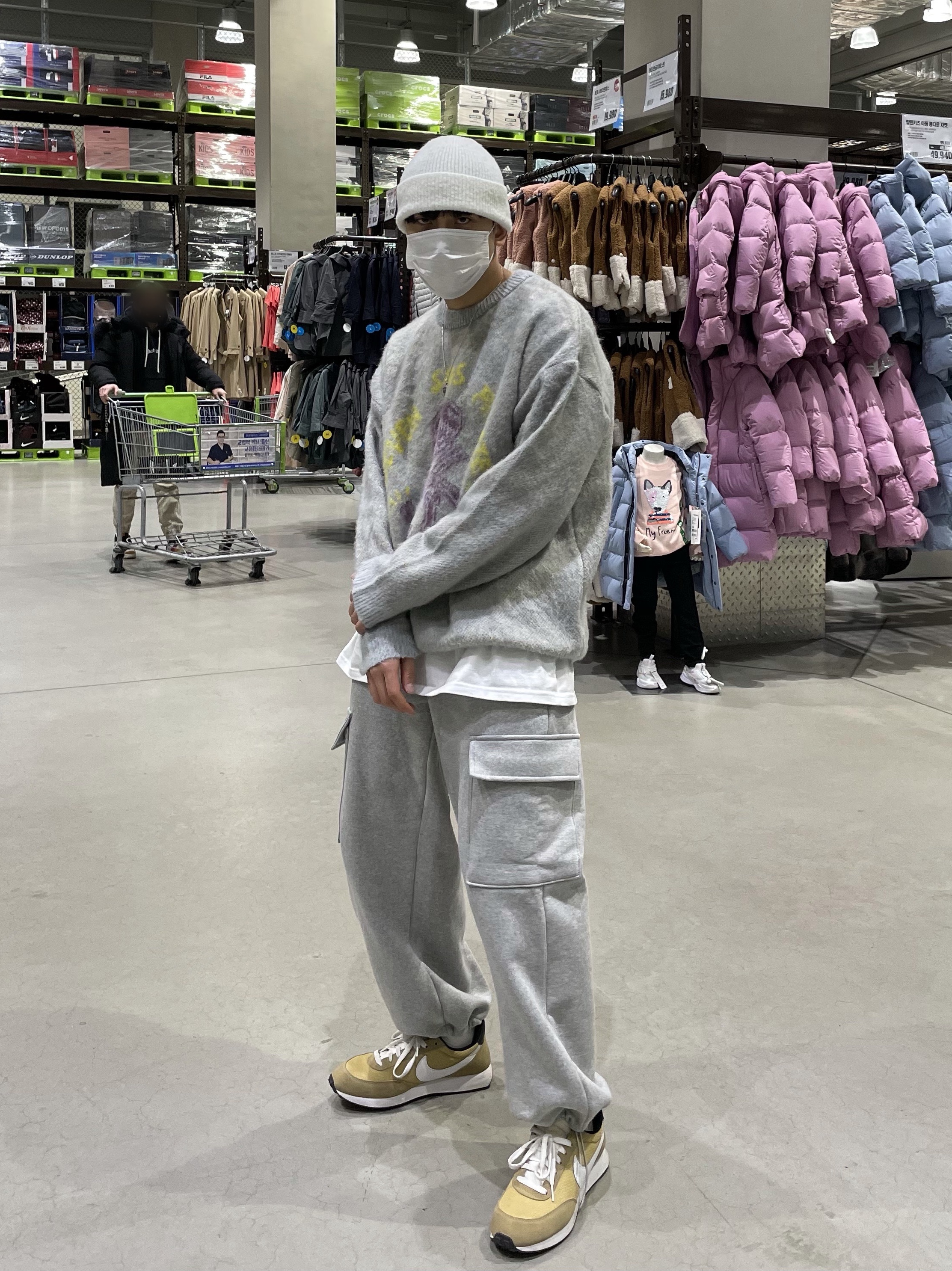 Nike Air Tailwind 79 Parachute Beige 착용 스타일