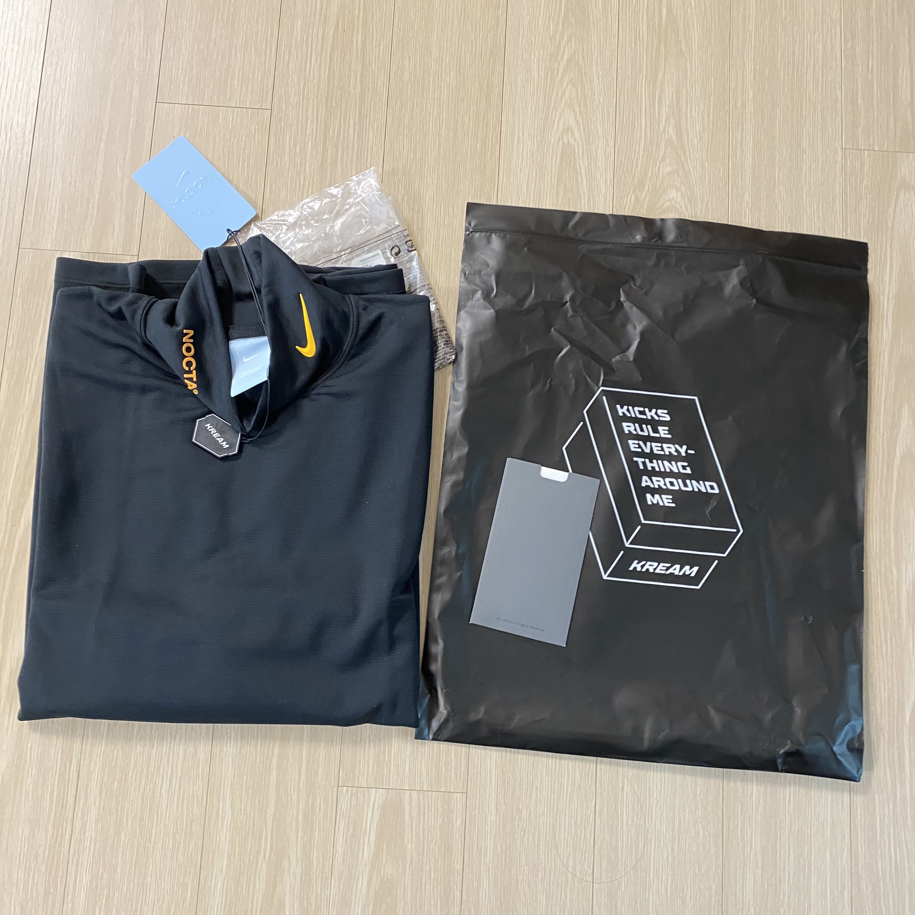 Nike x Drake Nocta Essential Mock Neck Black - US/EU 착용 스타일