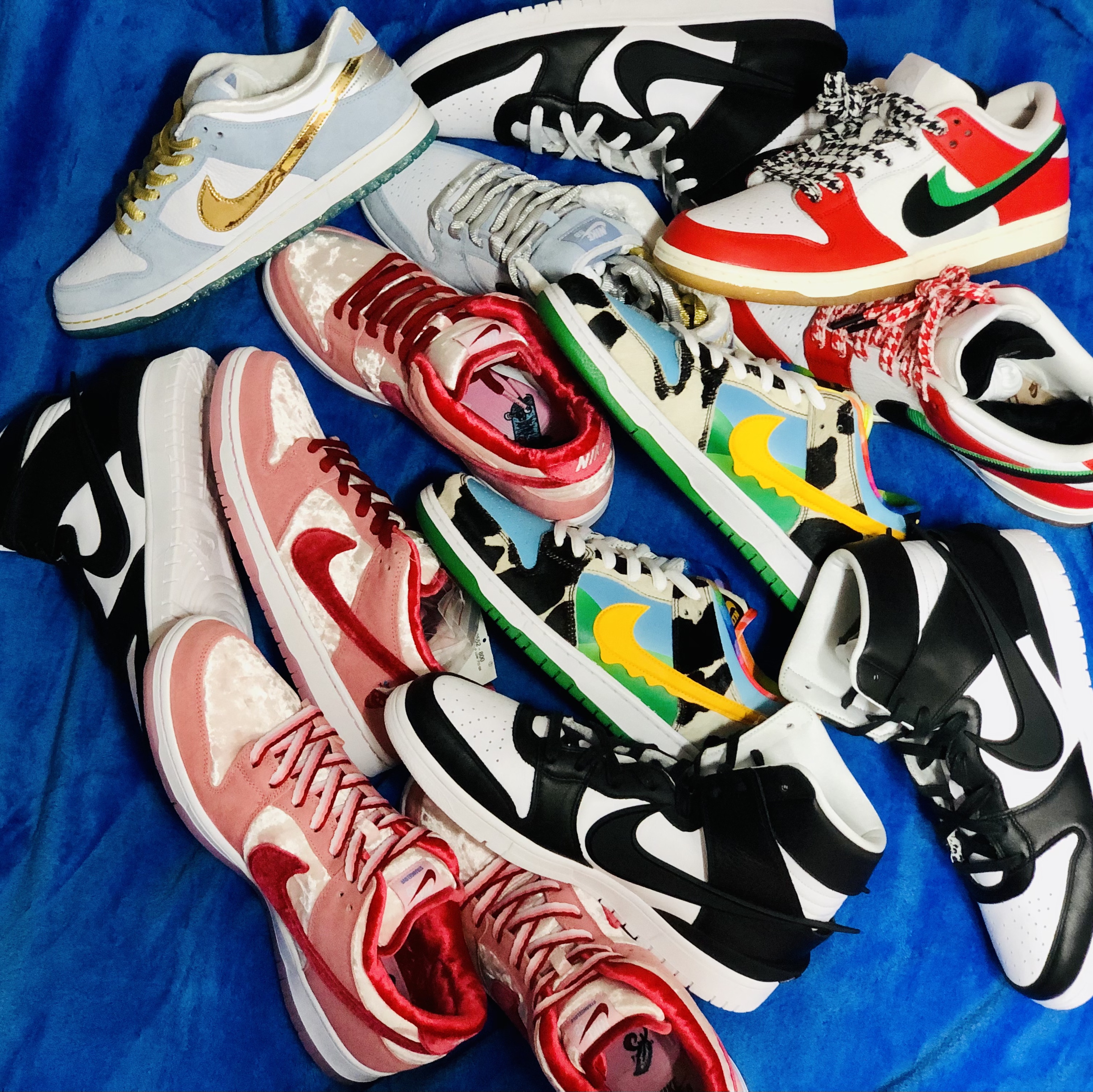 Nike x Sean Cliver SB Dunk Low Holiday Special, Nike x Frame Skate SB Dunk Low Pro Habibi 착용 스타일 - 2
