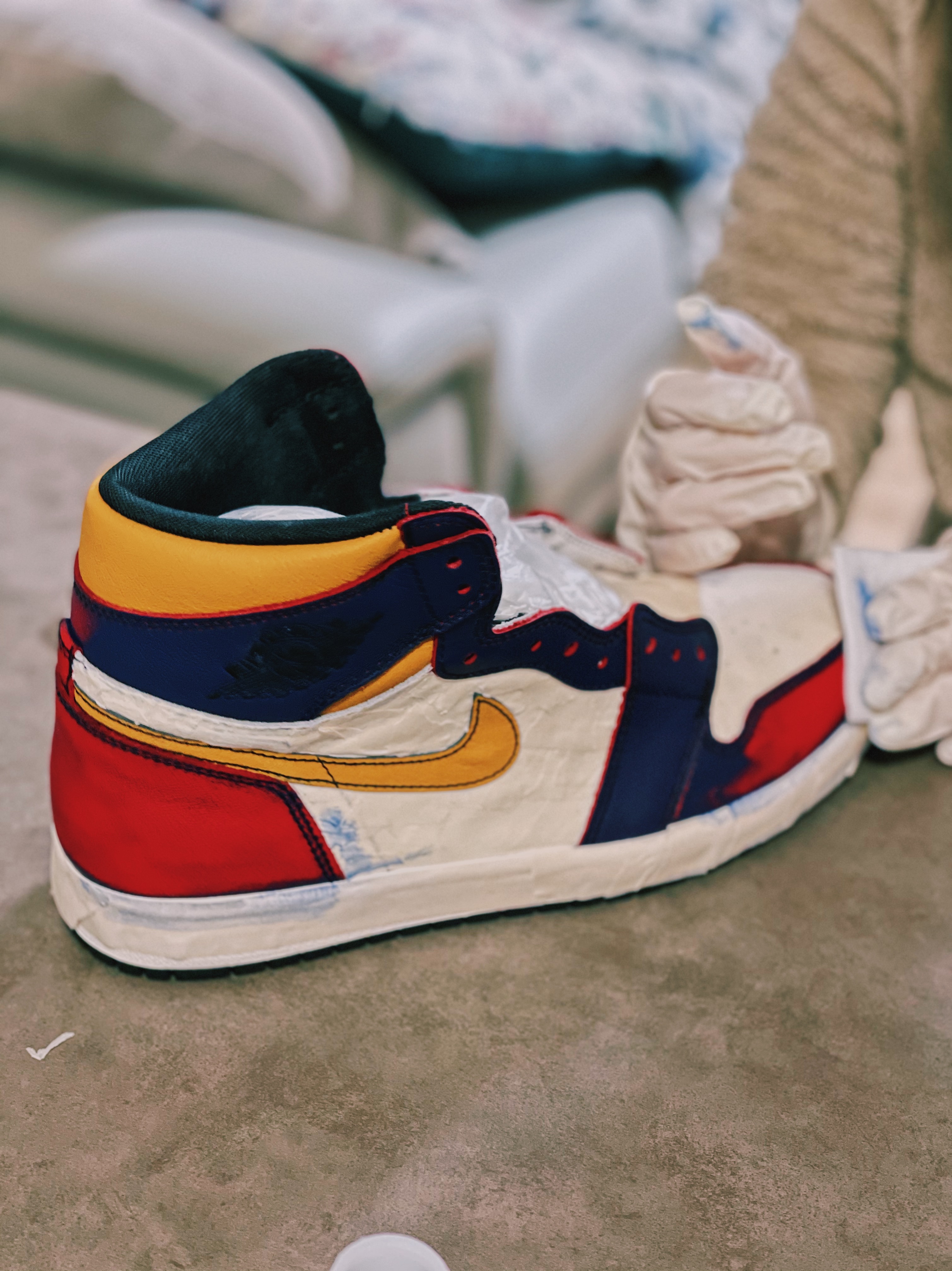 Jordan 1 Retro High OG Defiant SB LA to Chicago 착용 스타일 - 3