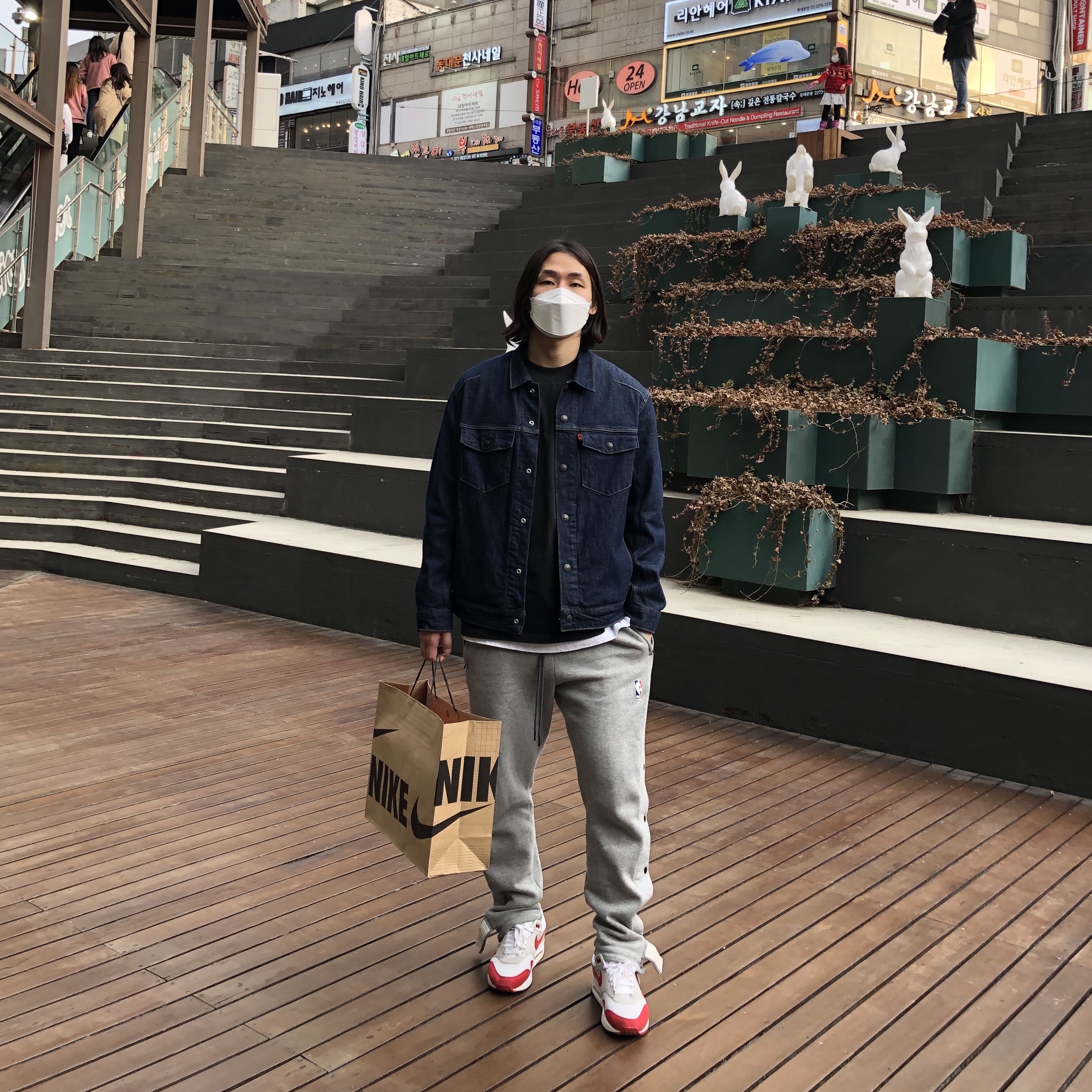 Nike Air Max 1 Anniversary Red (2017/2018 Restock Pair) 착용 스타일