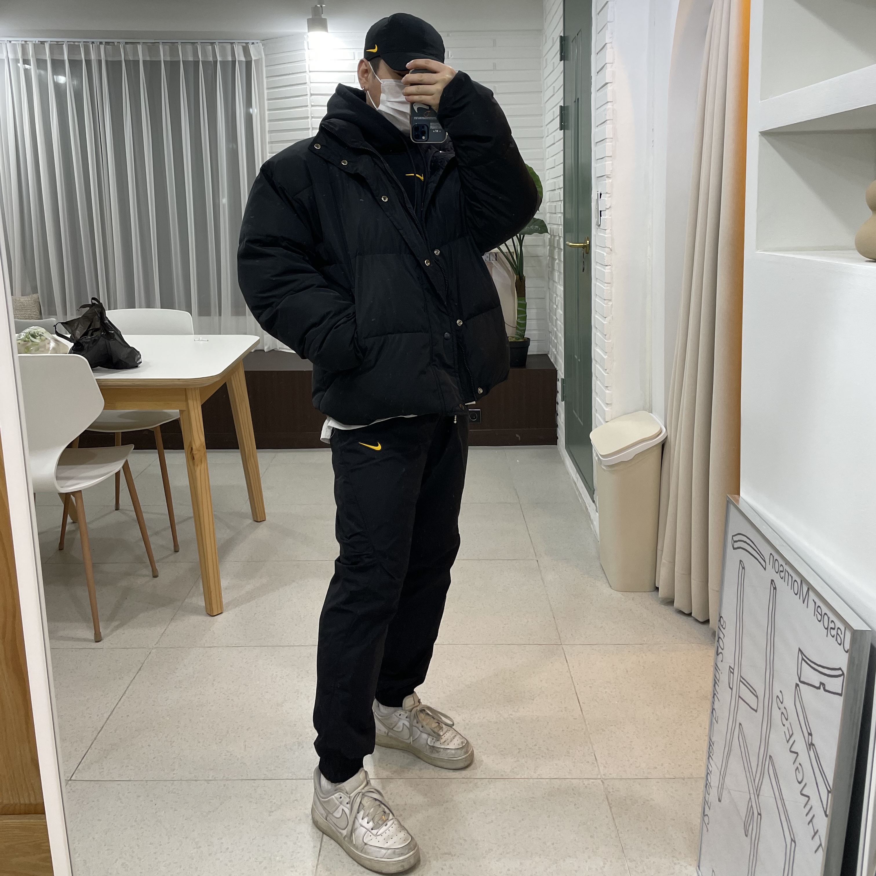Nike x Drake Nocta Essential Cap Black, Nike x Drake Nocta Essential Hoodie Black - US/EU 착용 스타일