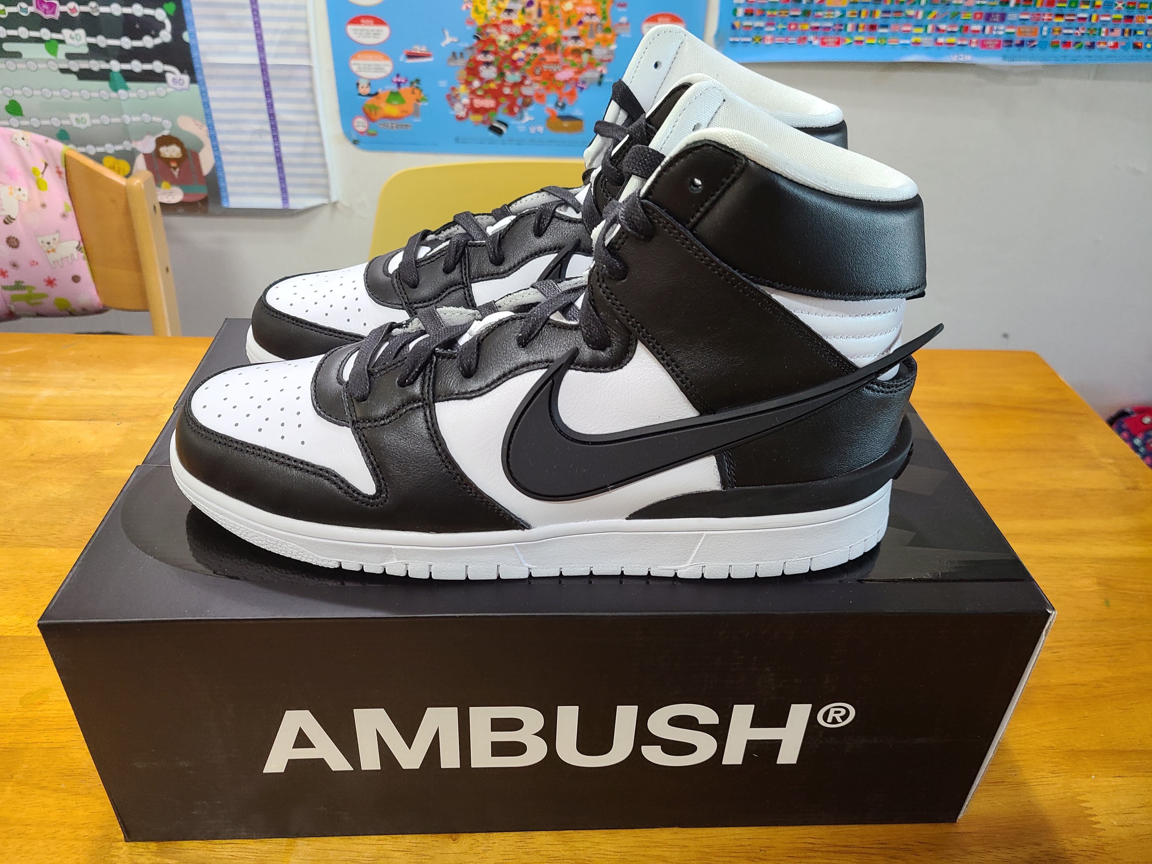 Nike x Ambush Dunk High Black 착용 스타일 - 2
