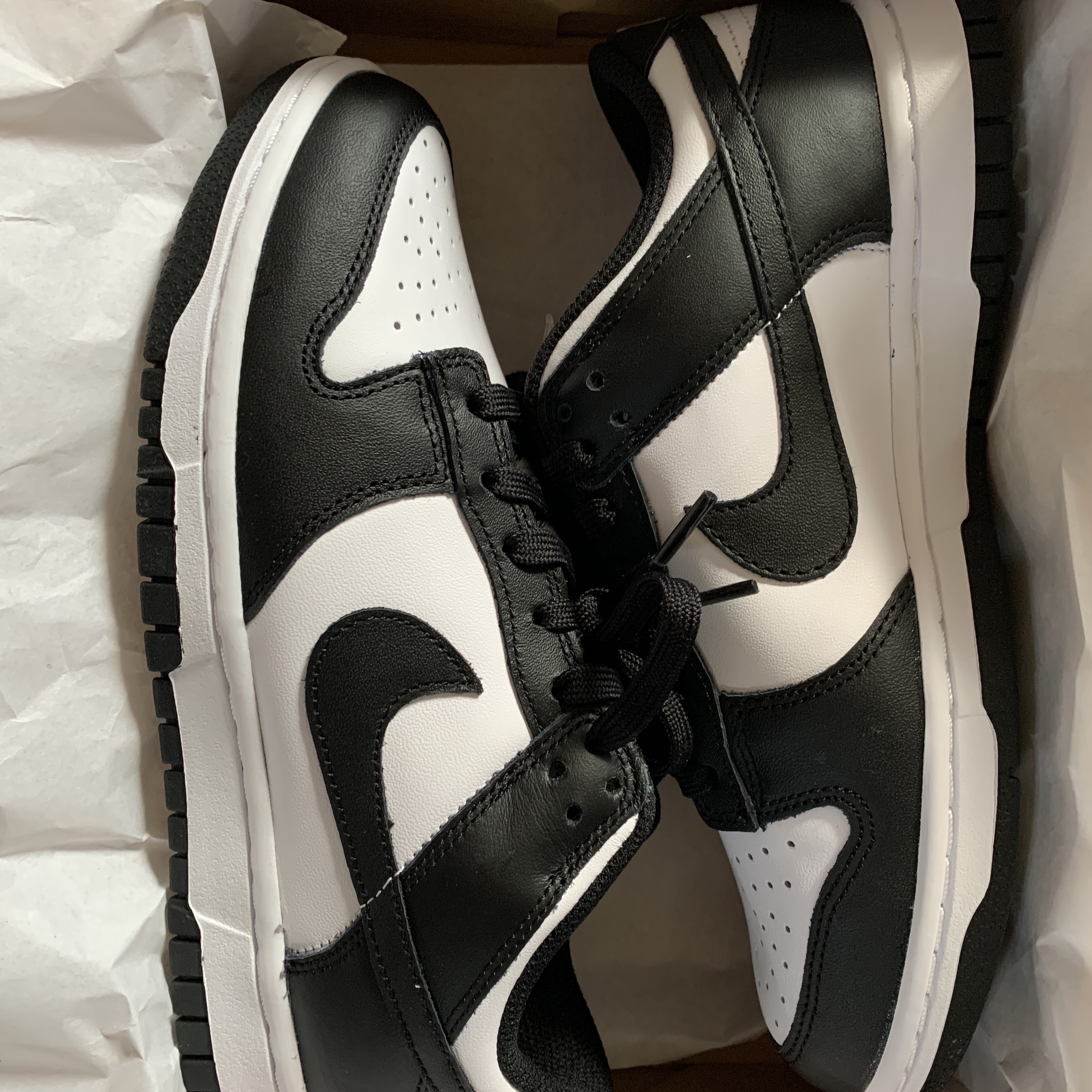 Nike Dunk Low Retro Black, (W) Nike Dunk Low Black 착용 스타일 - 3