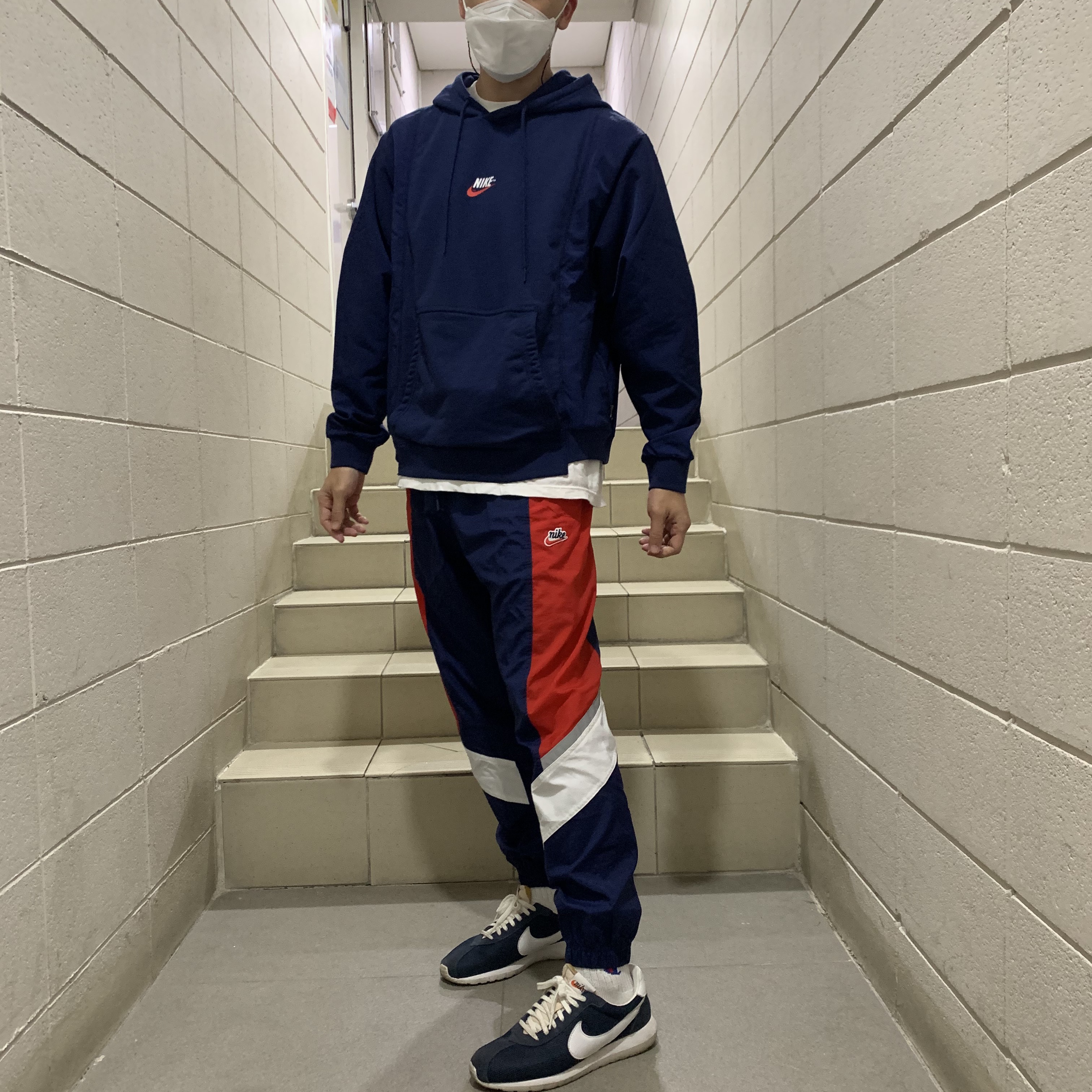 Nike Roshe LD-1000 QS Obsidian White 착용 스타일