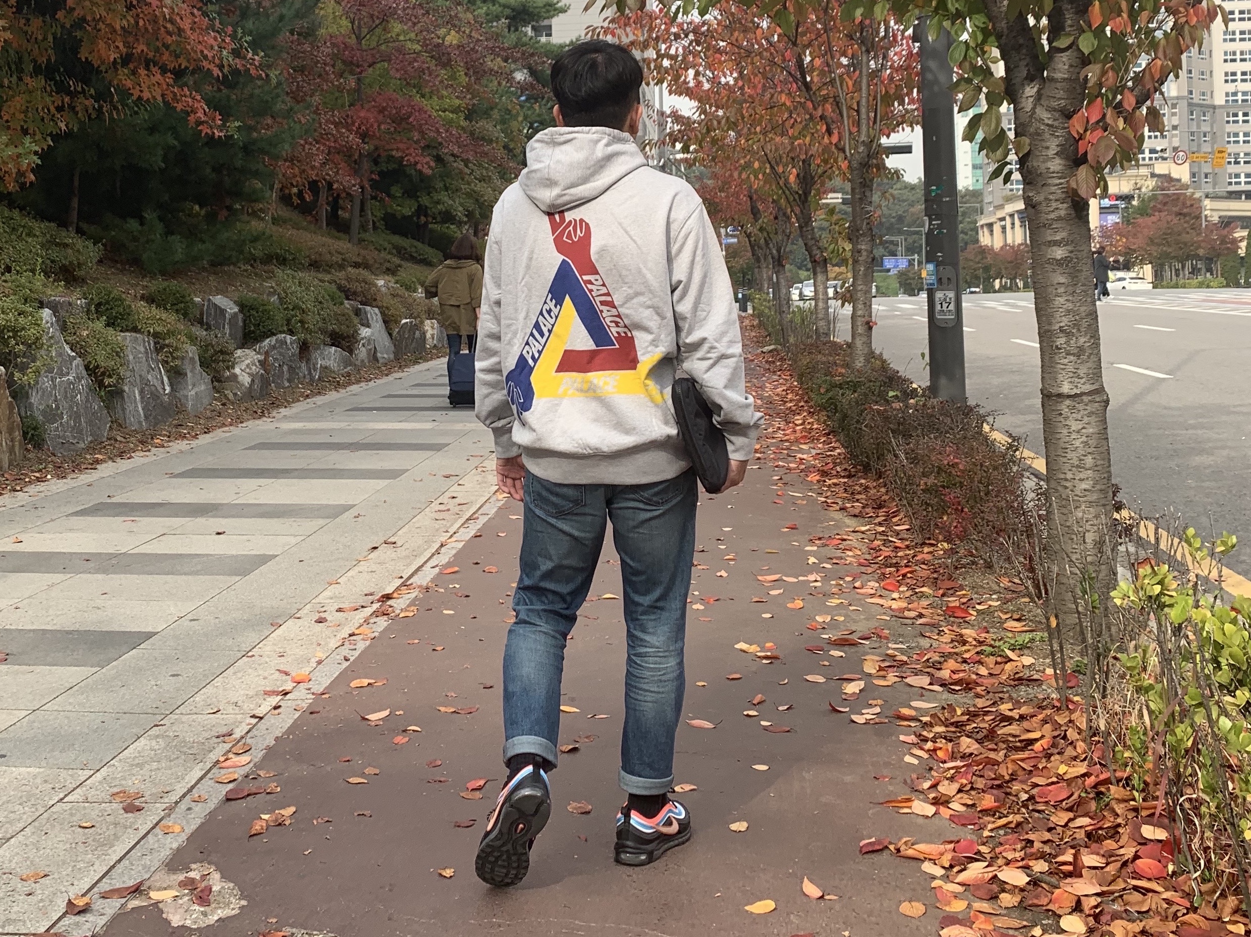 Palace JCDC2 Hood Grey Marl - 20SS, Nike Air Max 97 Neon Seoul 착용 스타일