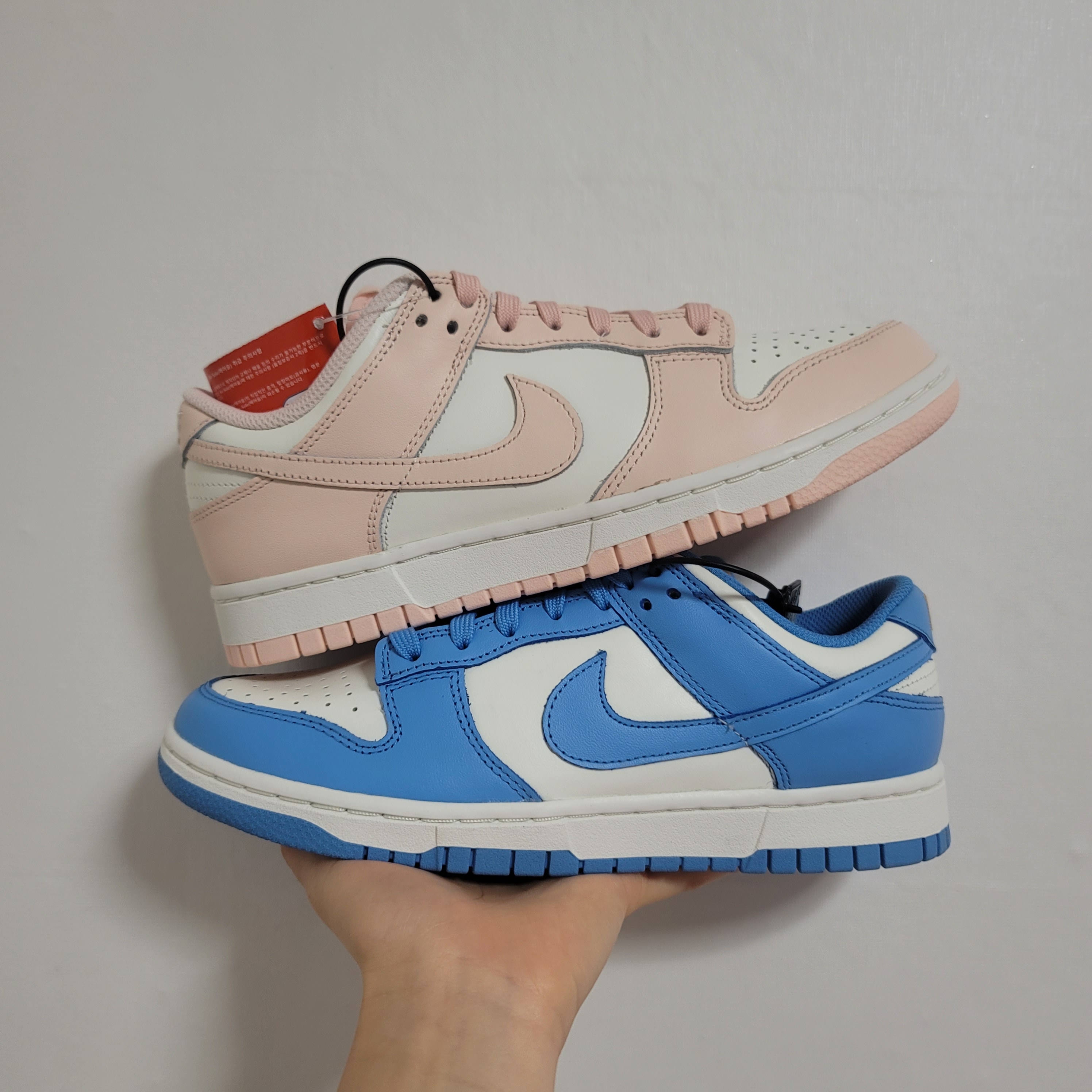 (W) Nike Dunk Low Coast, (W) Nike Dunk Low Orange Pearl 착용 스타일