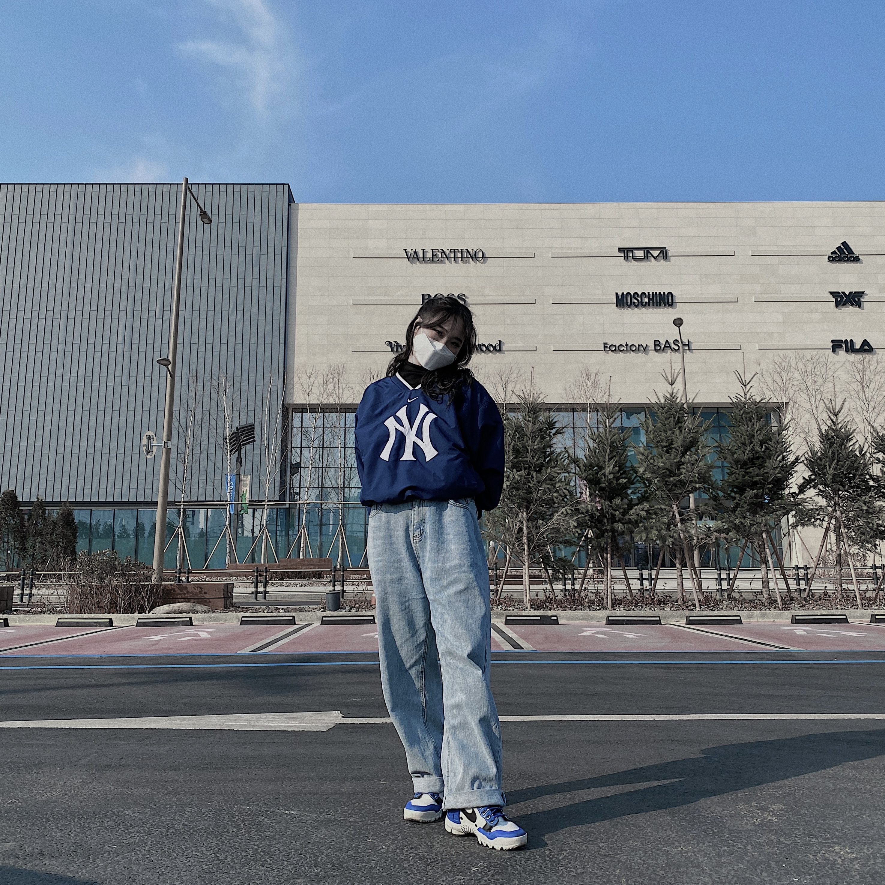 Nike x Undercover SFB Jungle Dunk White 착용 스타일